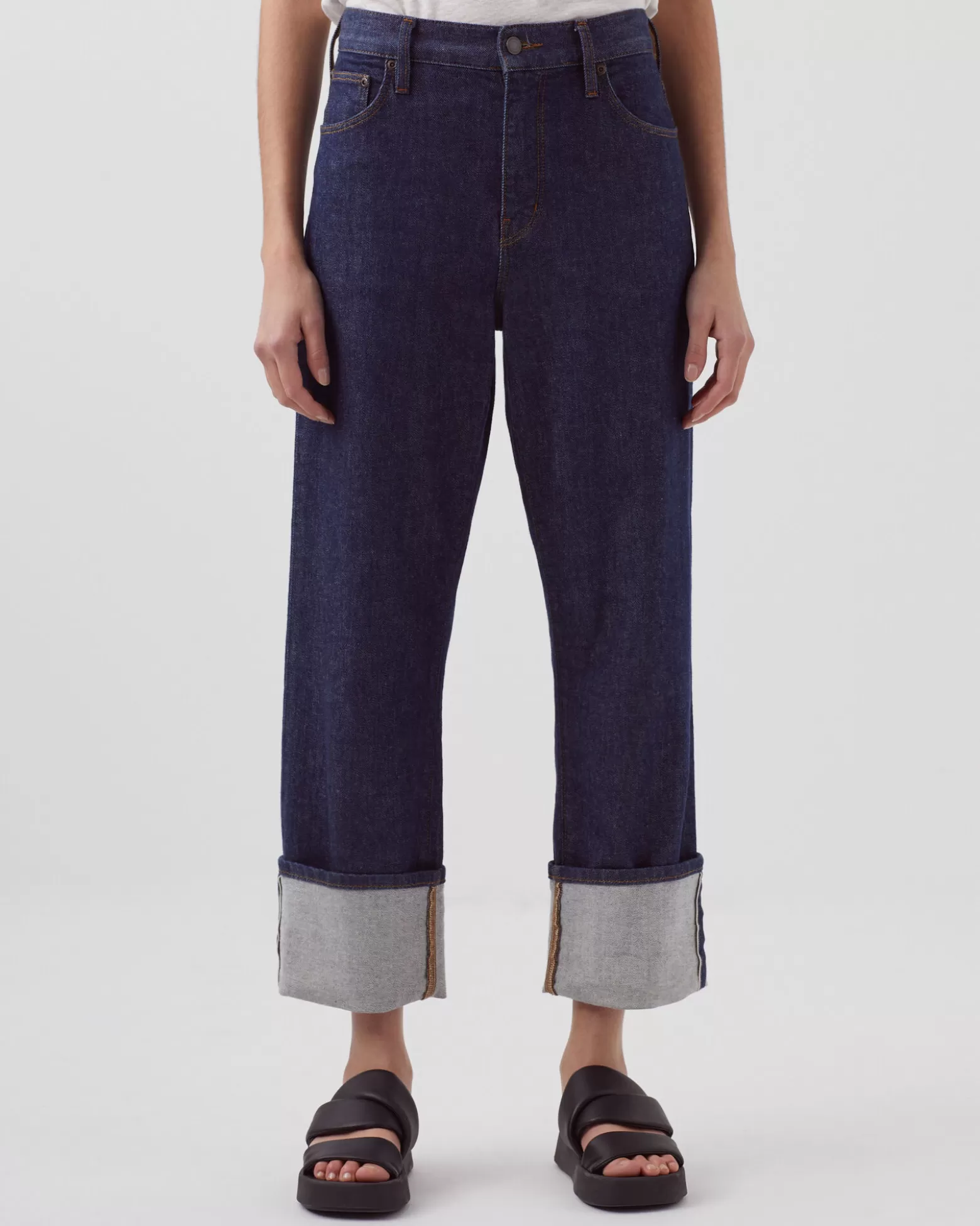 Jeans | Comptoir des Cotonniers Ava - Jean Straight Selvedge 4287 Denim_Brut
