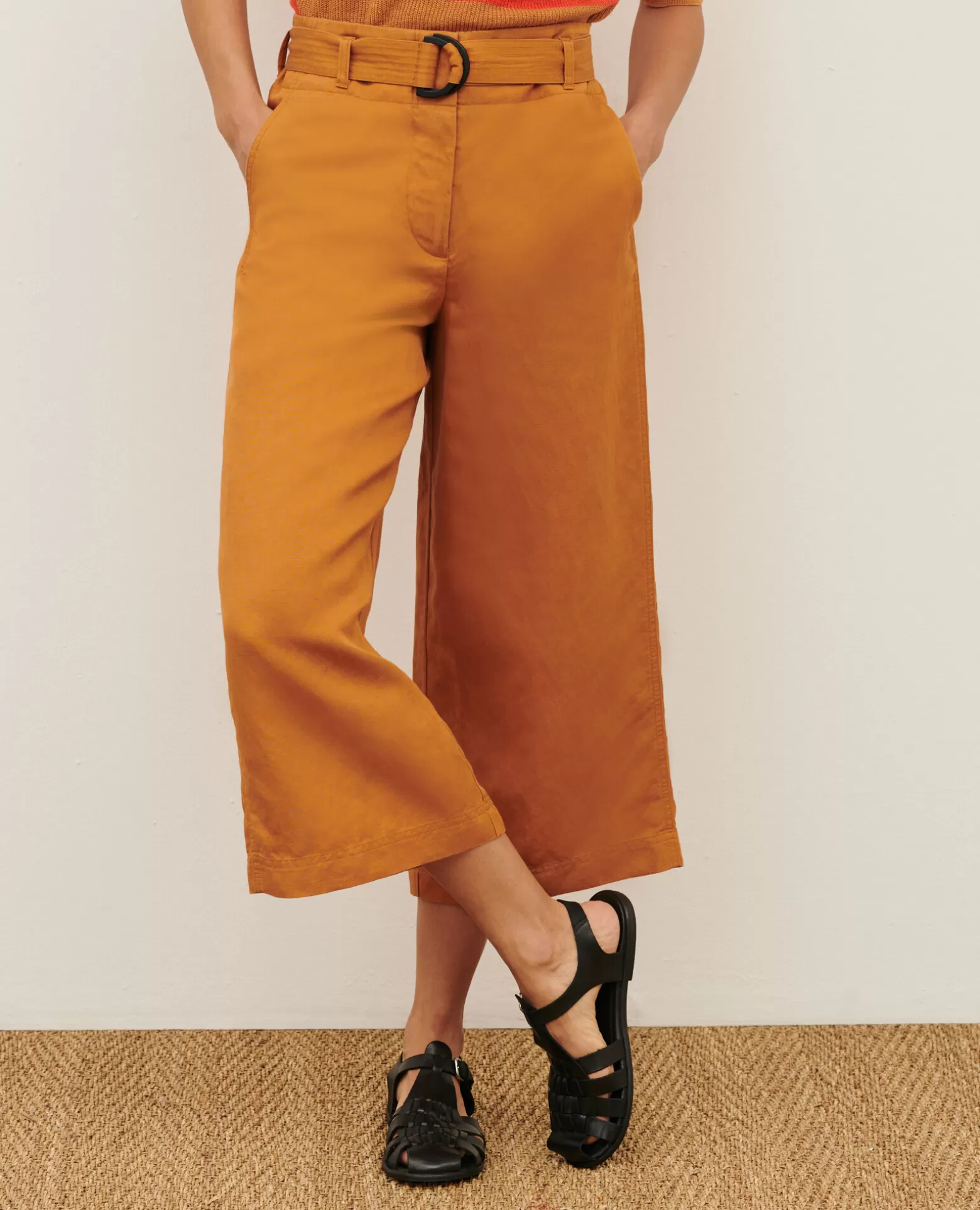 Pantalons | Comptoir des Cotonniers Babeth - Jupe-Culotte 0320 Almond Brown