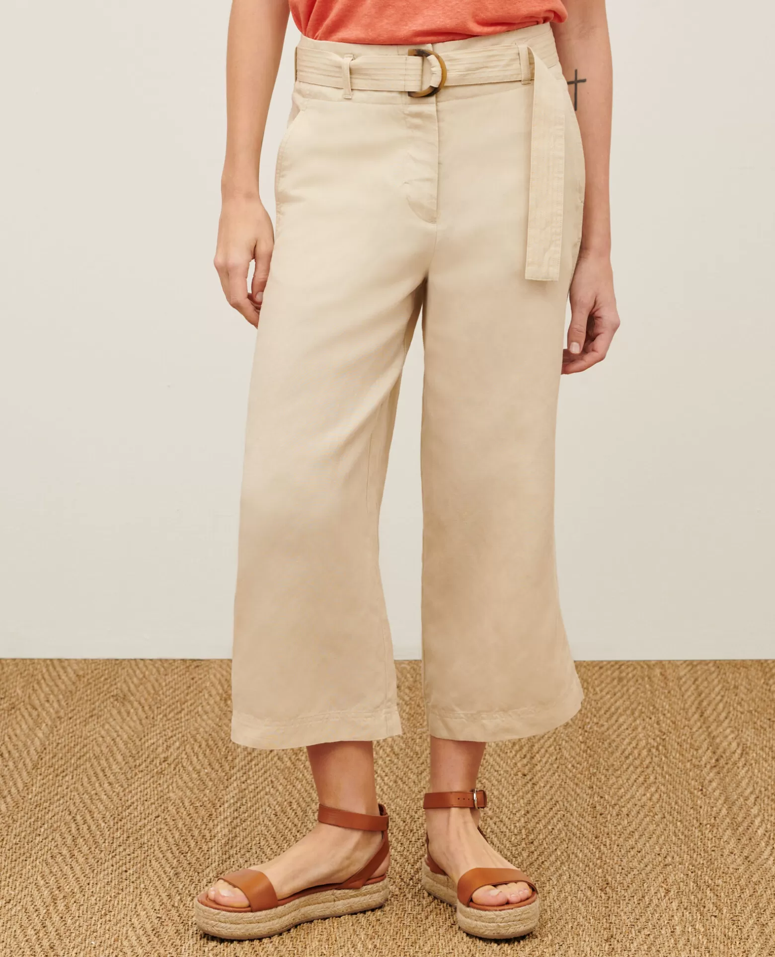 Pantalons | Comptoir des Cotonniers Babeth - Jupe-Culotte 0300 Castle Wall