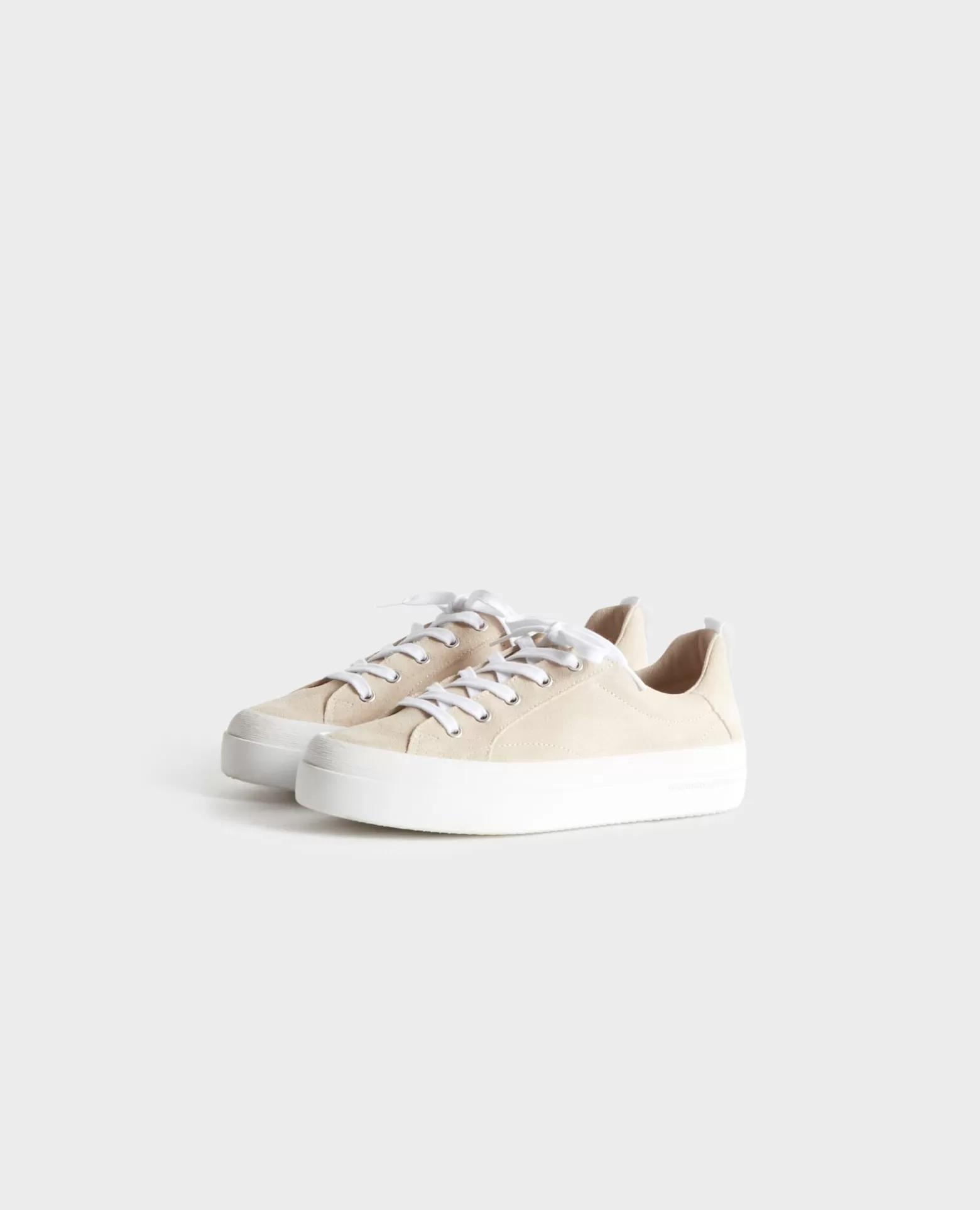 Chaussures | Comptoir des Cotonniers Billie - Baskets En Cuir 7003 30 Natural