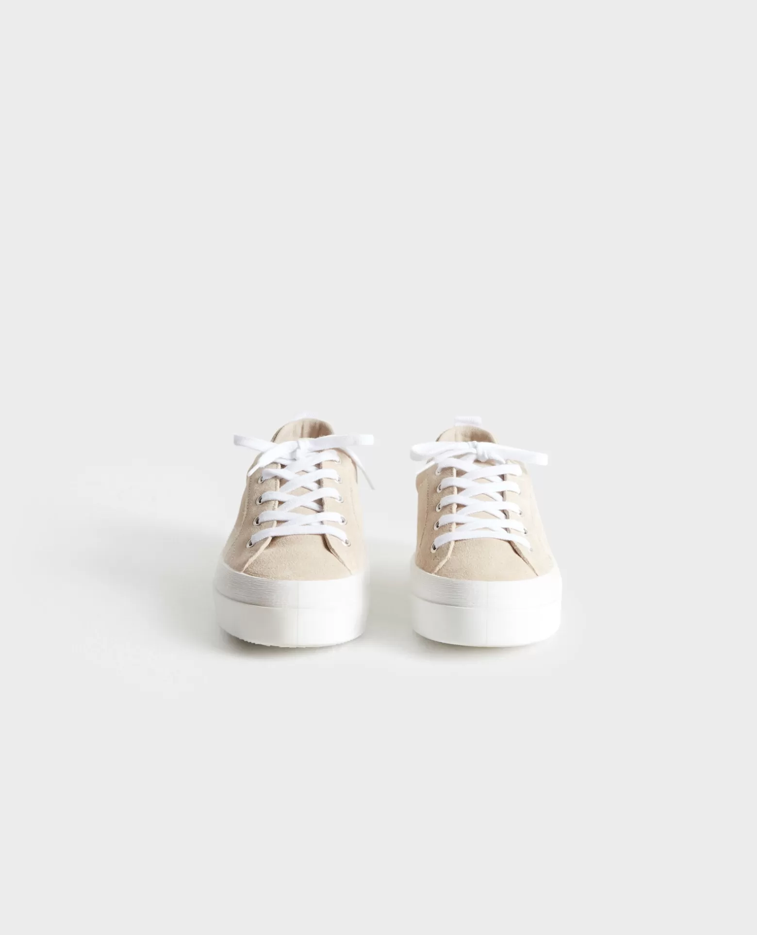 Chaussures | Comptoir des Cotonniers Billie - Baskets En Cuir 7003 30 Natural