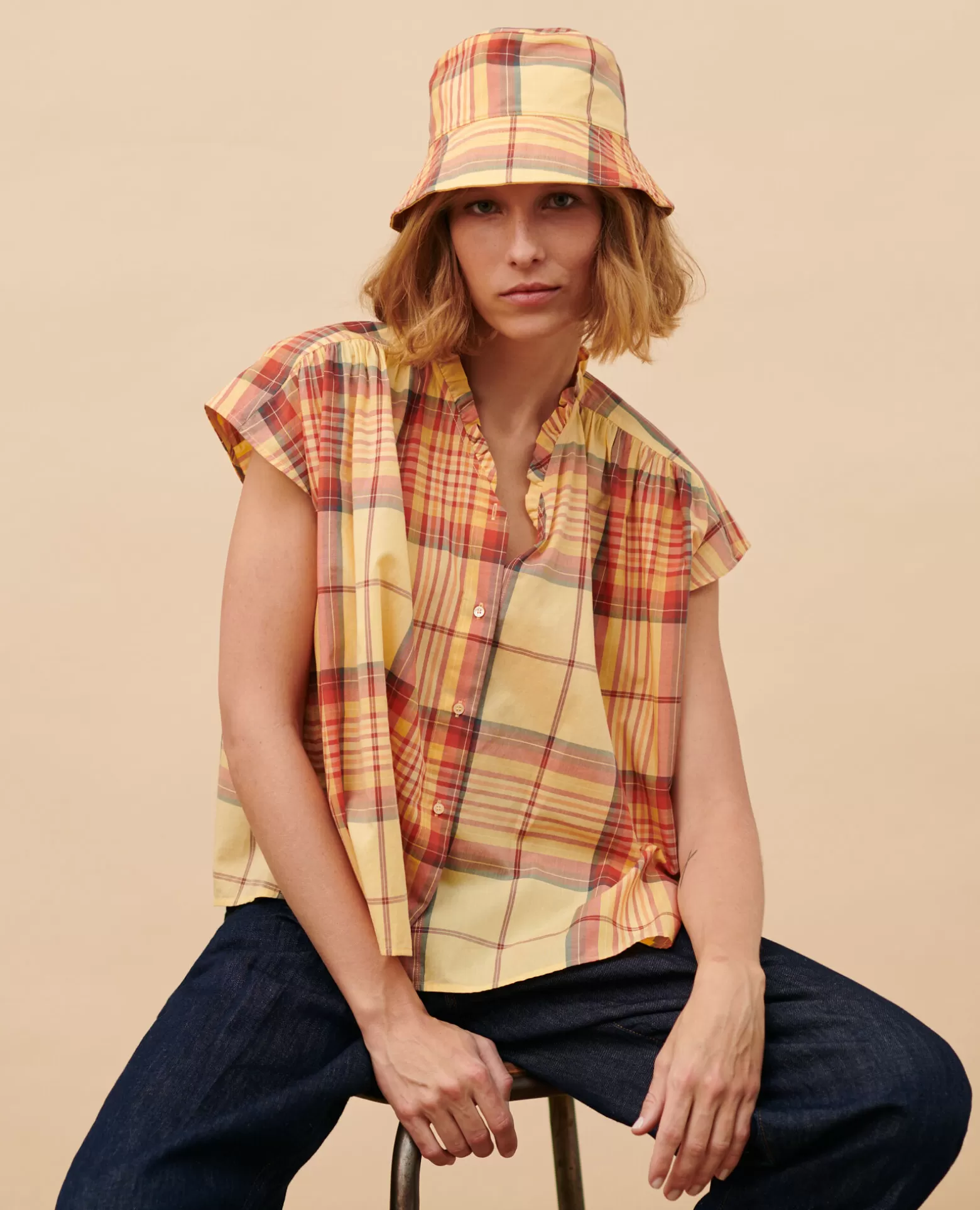 Blouses & Chemises | Comptoir des Cotonniers Blouse En Coton 0241 Orange