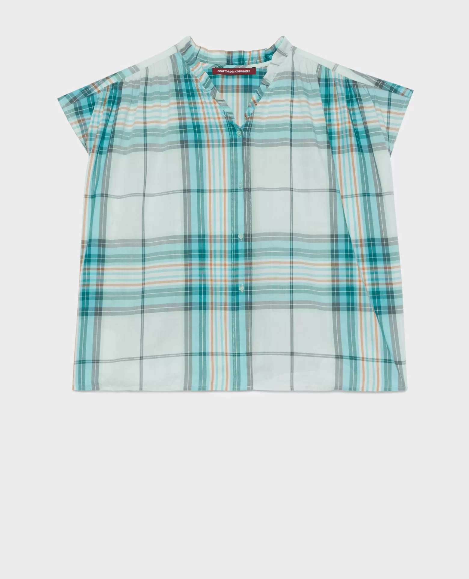 Blouses & Chemises | Comptoir des Cotonniers Blouse En Coton 0601 Lightblue