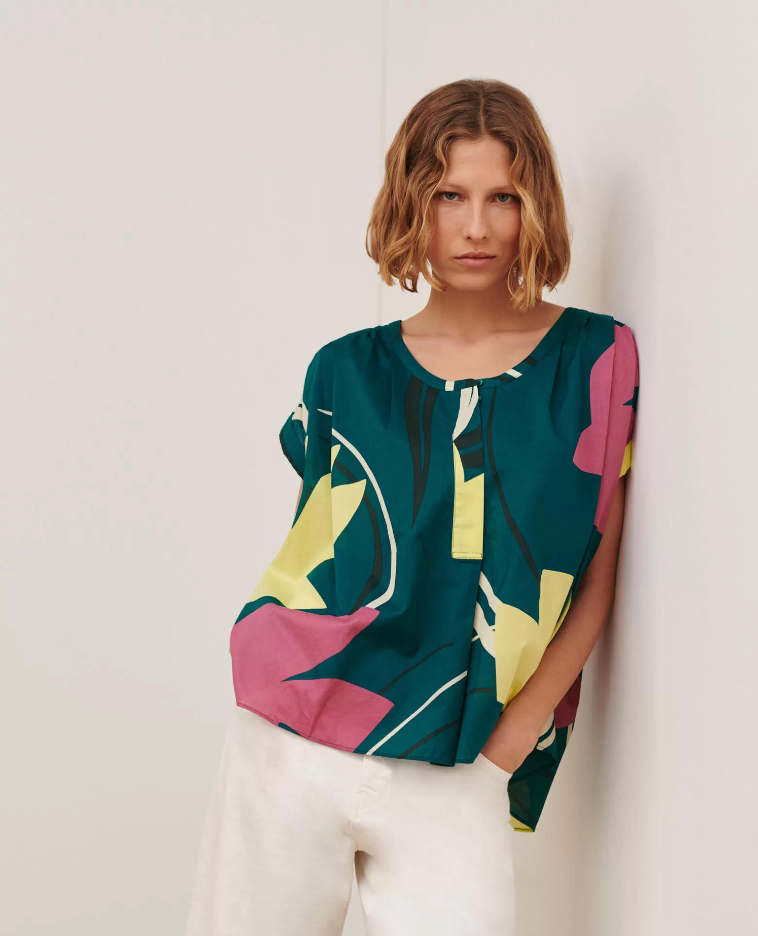 Blouses & Chemises | Comptoir des Cotonniers Blouse Imprimee 0649 Birdy Blue