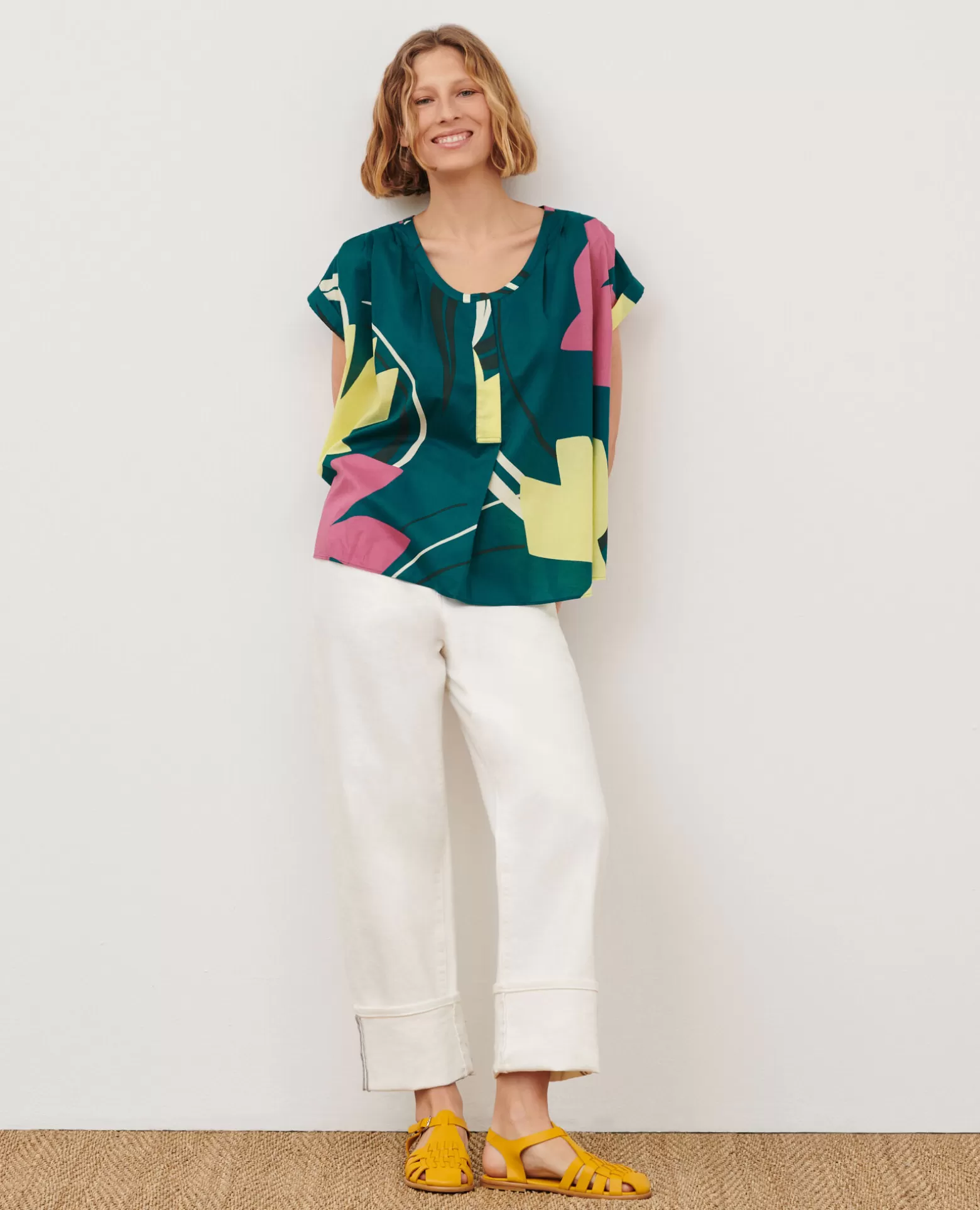 Blouses & Chemises | Comptoir des Cotonniers Blouse Imprimee 0649 Birdy Blue