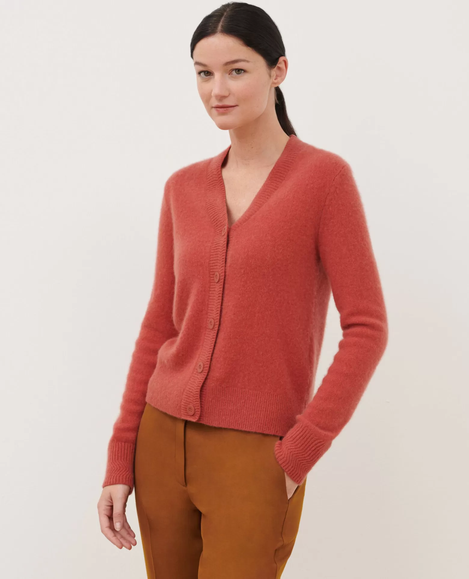 Maille | Comptoir des Cotonniers Cardigan En Cachemire 8830 16 Red