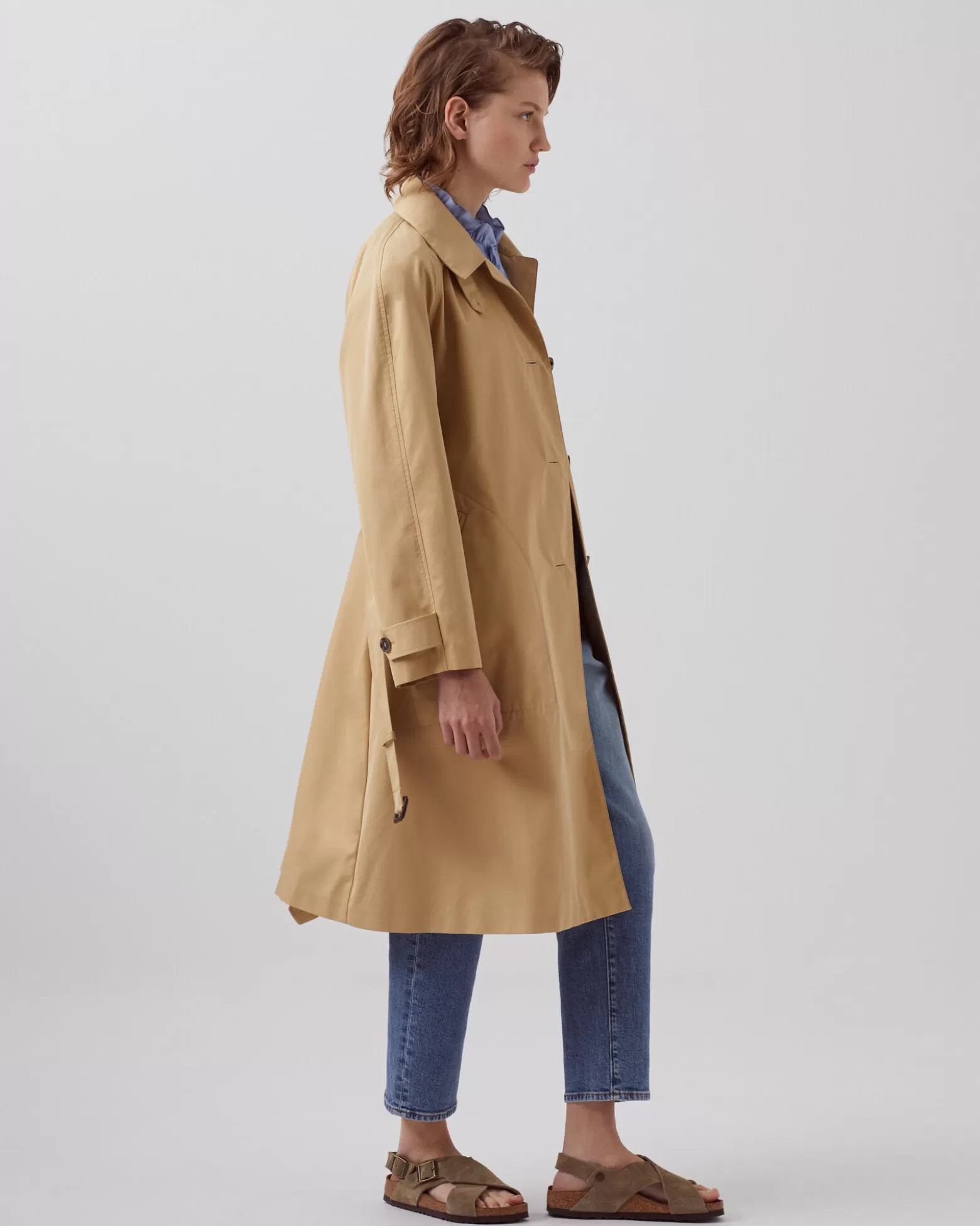 Vestes & Trenchs | Comptoir des Cotonniers Catherine - Trench Ample 0321 Starfish Beige