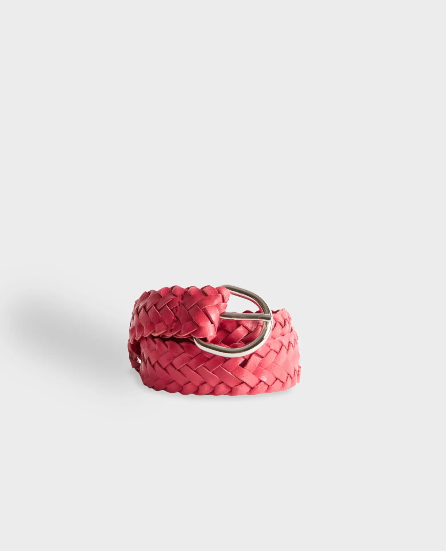 Ceintures | Comptoir des Cotonniers Ceinture Fine Tressee En Cuir 0134 Spritz