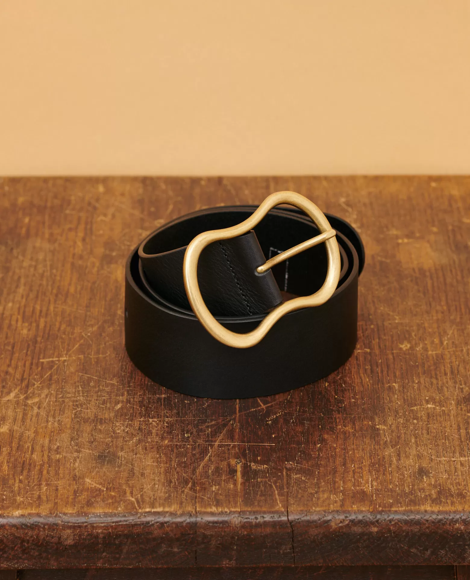 Ceintures | Comptoir des Cotonniers Ceinture Large En Cuir 8853 09 Black