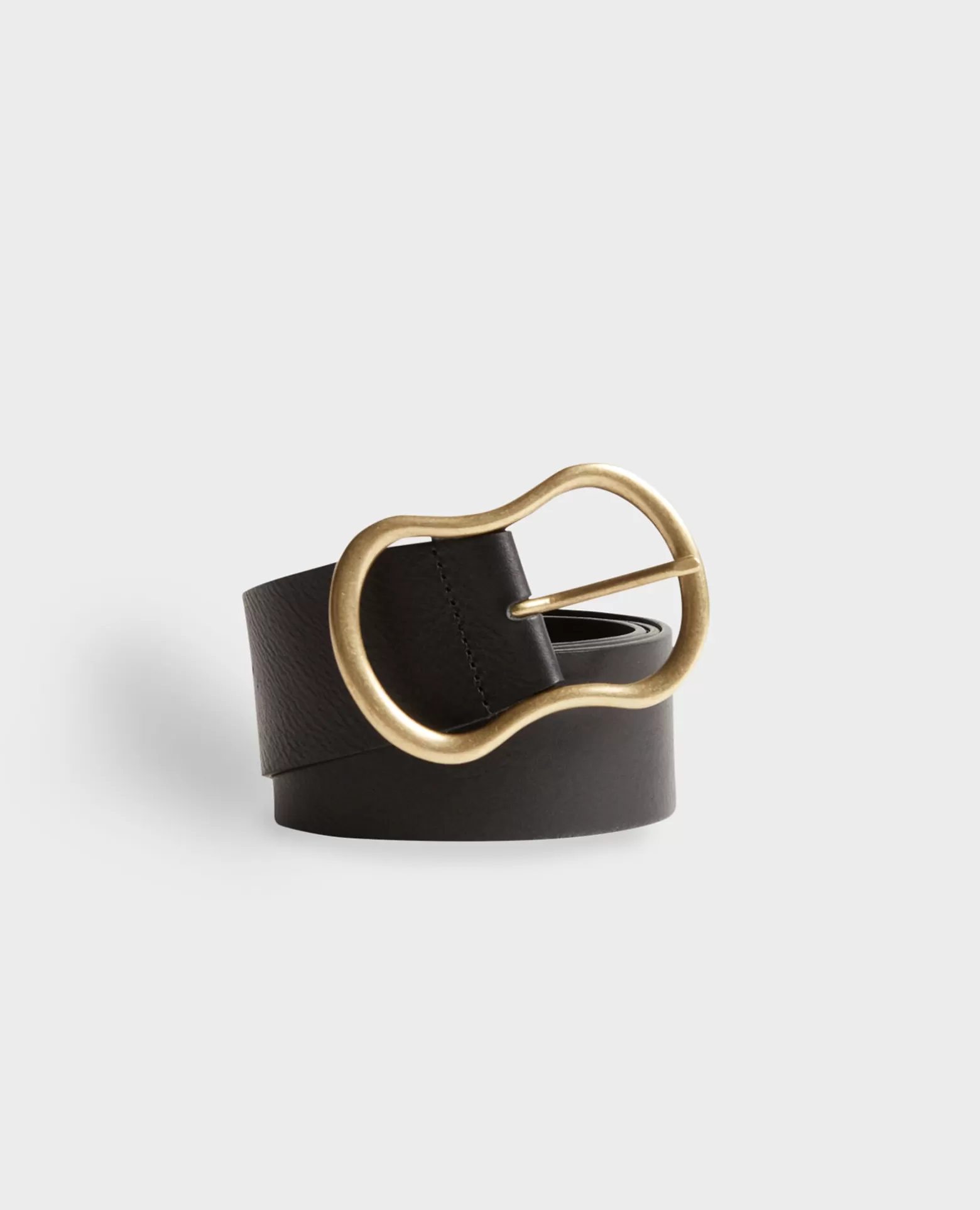 Ceintures | Comptoir des Cotonniers Ceinture Large En Cuir 8853 09 Black