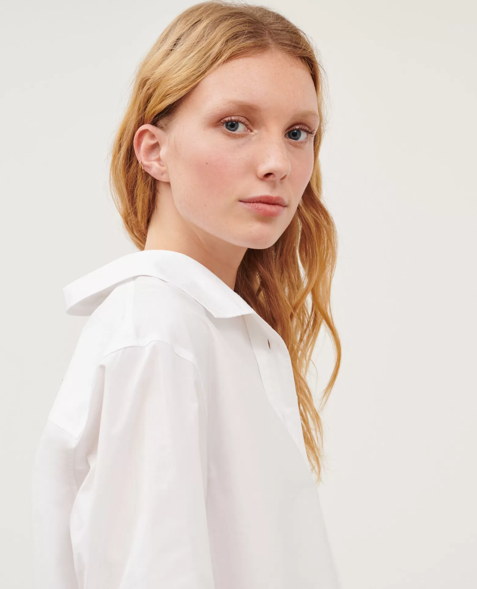 Blouses & Chemises | Comptoir des Cotonniers Chemise Caftan Ample En Coton 0007 White