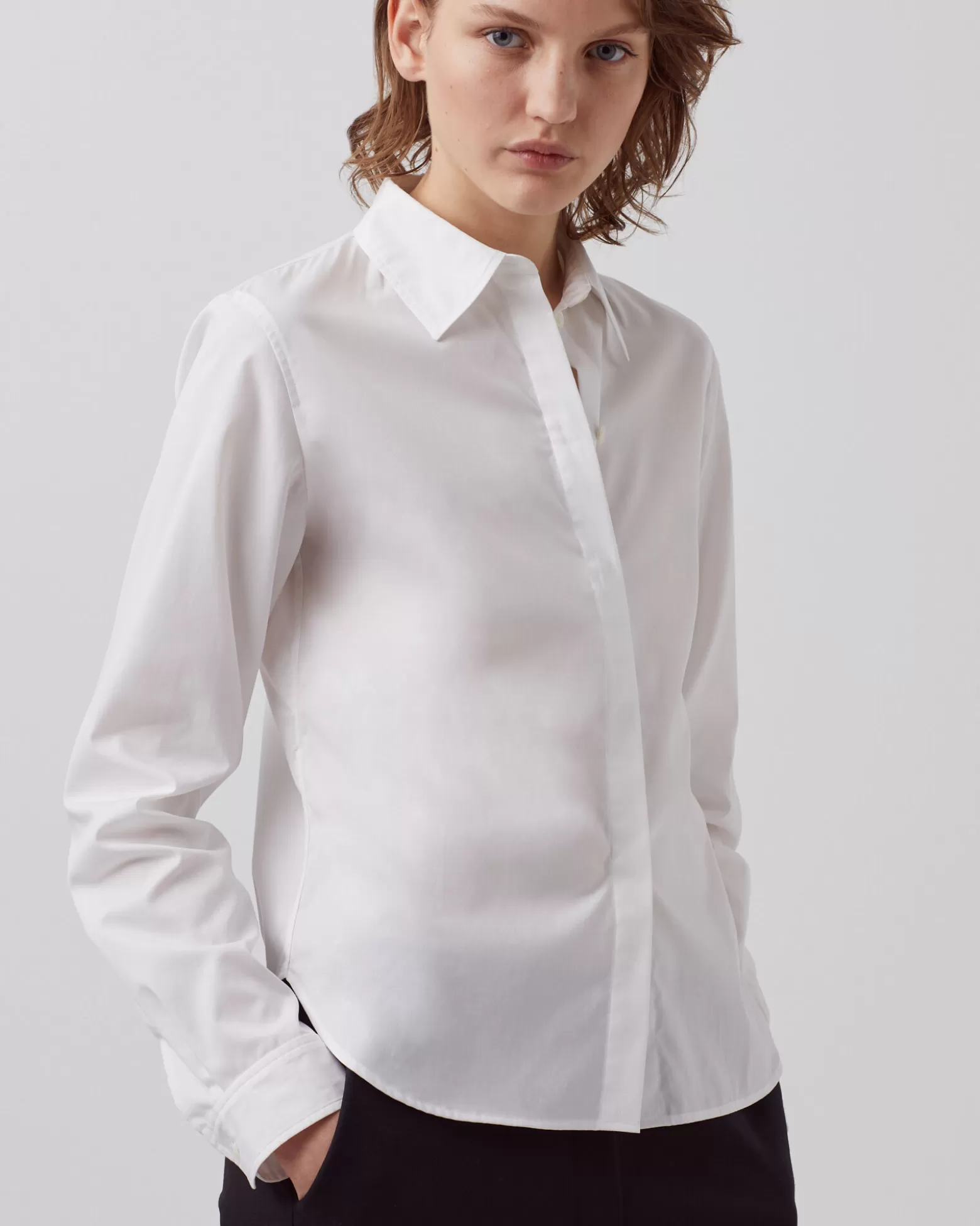 Blouses & Chemises | Comptoir des Cotonniers Chemise En Coton 8885 00 White