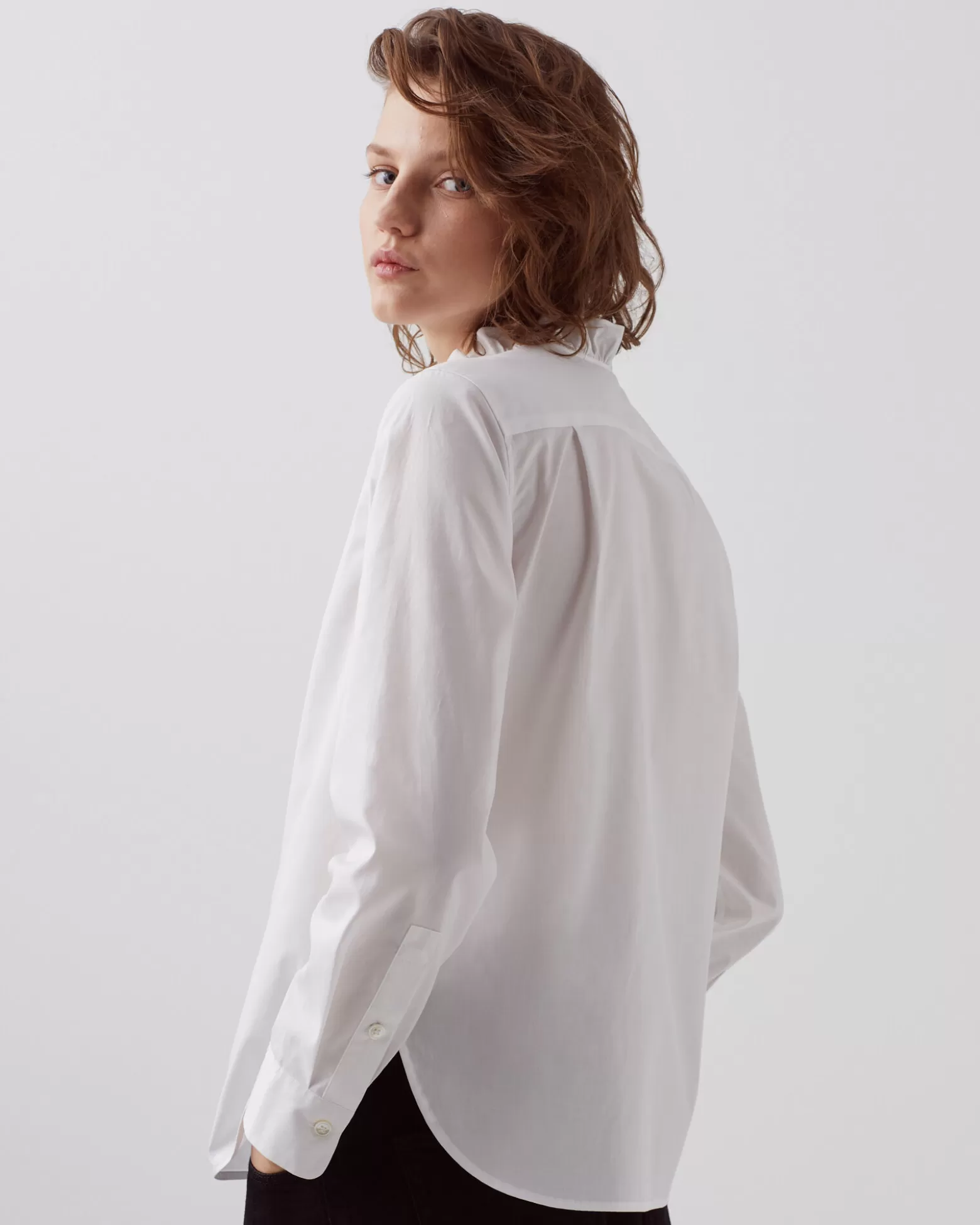 Blouses & Chemises | Comptoir des Cotonniers Chemise En Coton 4235 Optical White
