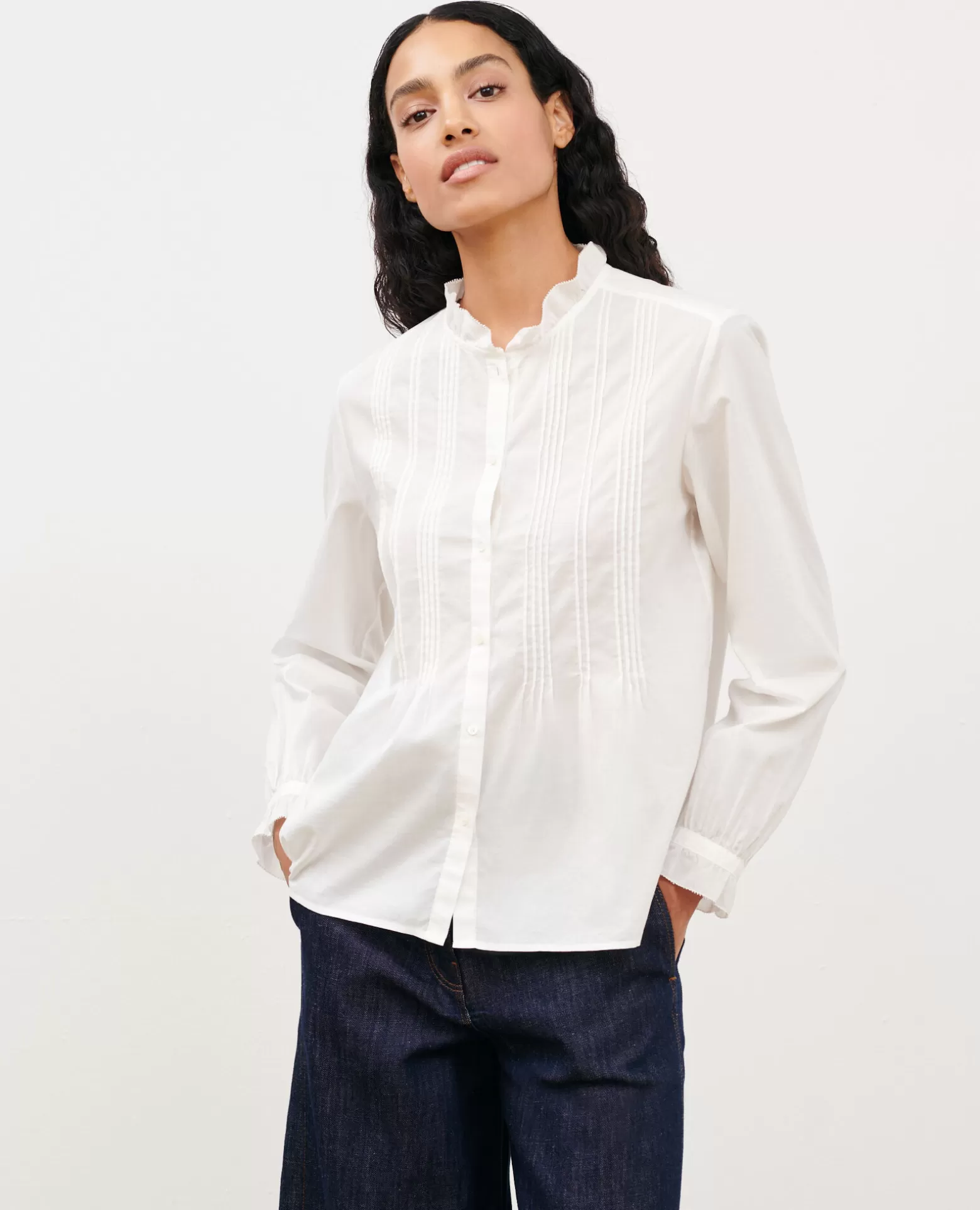 Blouses & Chemises | Comptoir des Cotonniers Chemise En Coton 4224 Gardenia