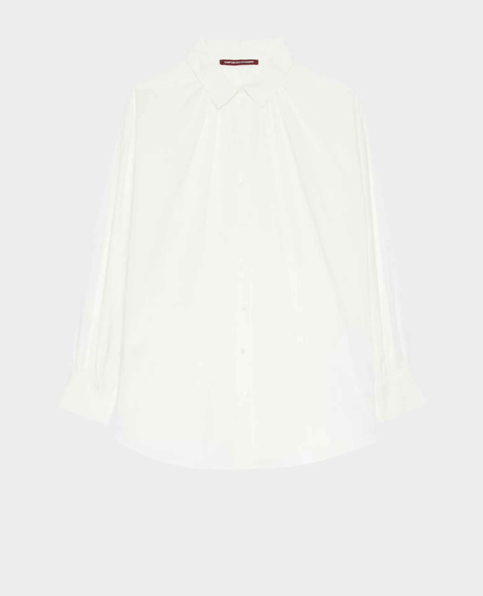 Blouses & Chemises | Comptoir des Cotonniers Chemise Tunique En Coton 0007 White