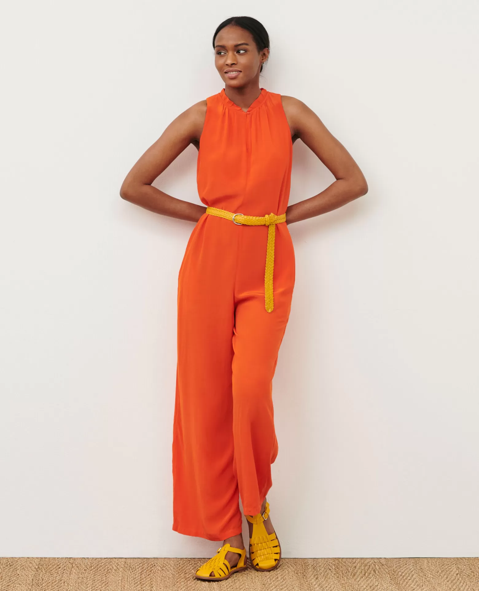 Pantalons | Comptoir des Cotonniers Combinaison Fluide 7020C 22 Orange