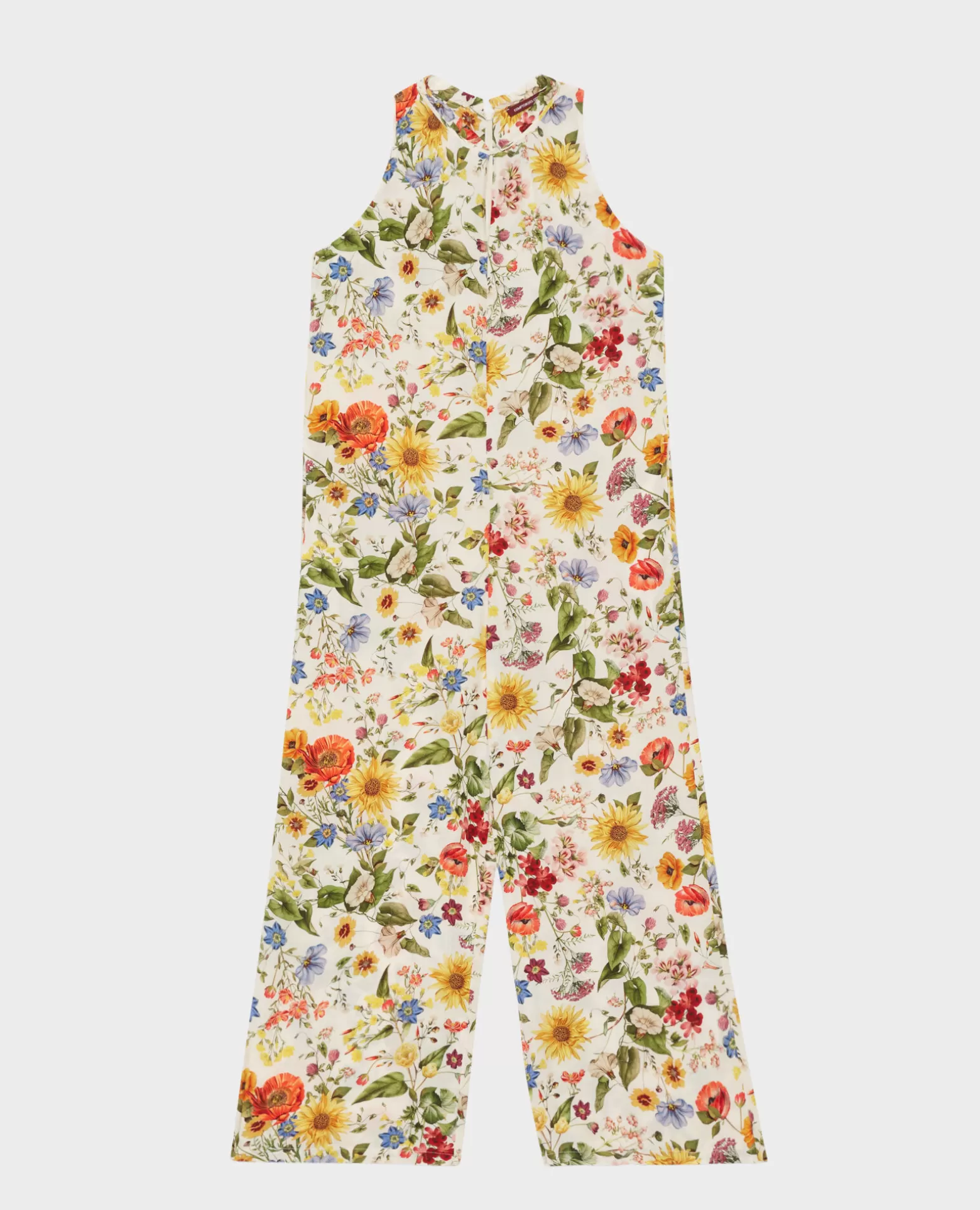 Pantalons | Comptoir des Cotonniers Combinaison Fluide 0020 White Herbier
