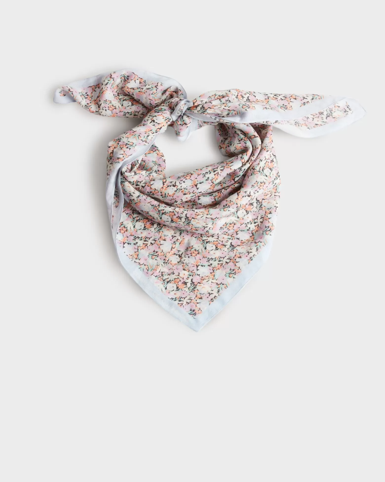 Foulards & Echarpes | Comptoir des Cotonniers Foulard En Coton Melange 0110 Champs Fleuris Pink