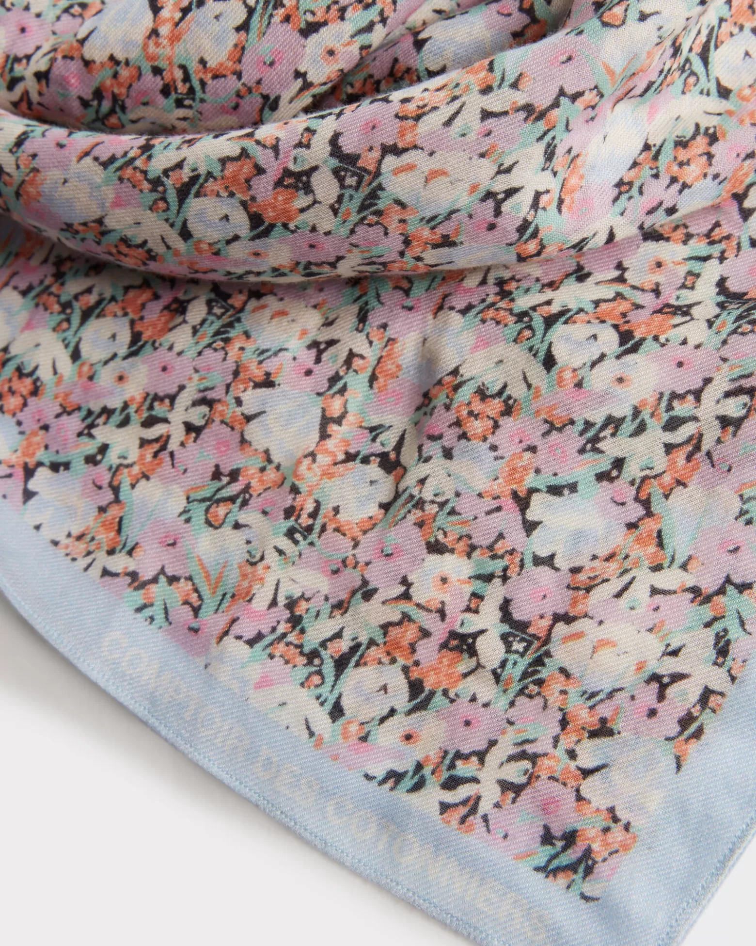 Foulards & Echarpes | Comptoir des Cotonniers Foulard En Coton Melange 0110 Champs Fleuris Pink