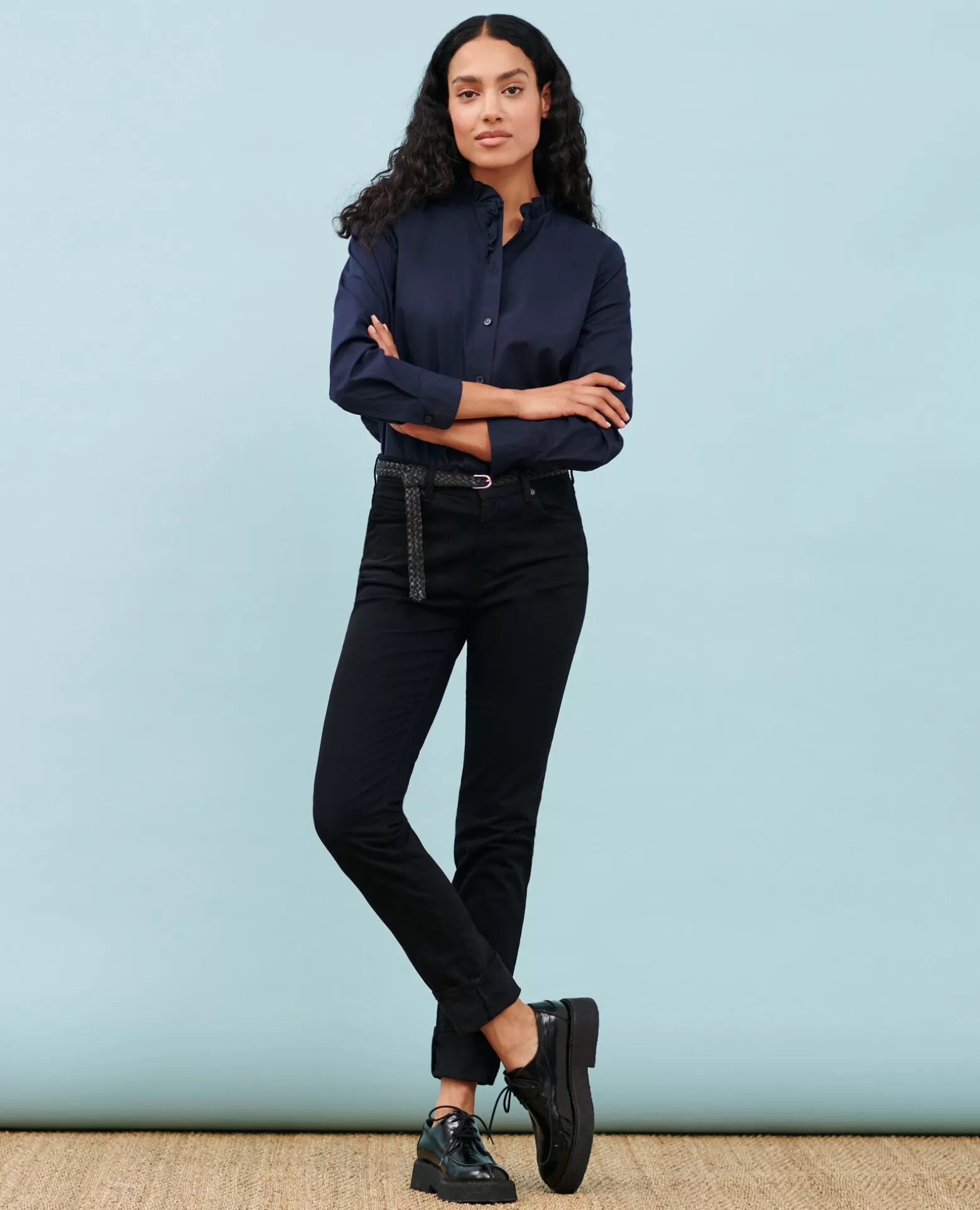 Jeans | Comptoir des Cotonniers Lili - Slim - Jean En Coton 4216 Black_Beauty
