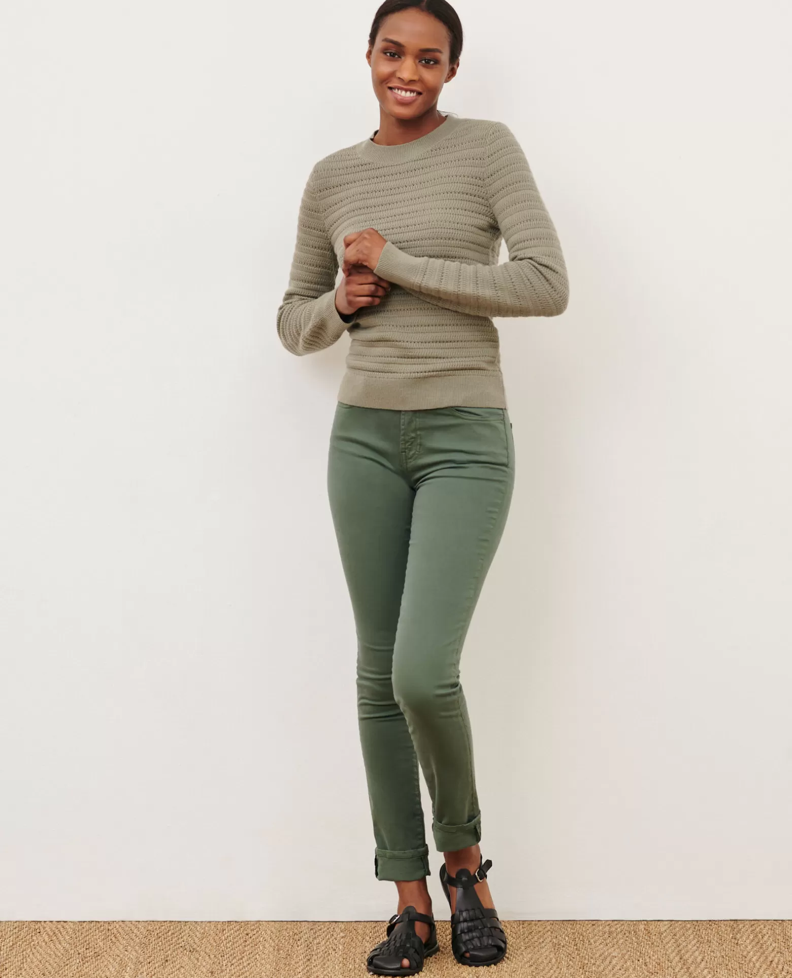 Jeans | Comptoir des Cotonniers Lili - Slim - Jean En Coton 0381 Dark Forest