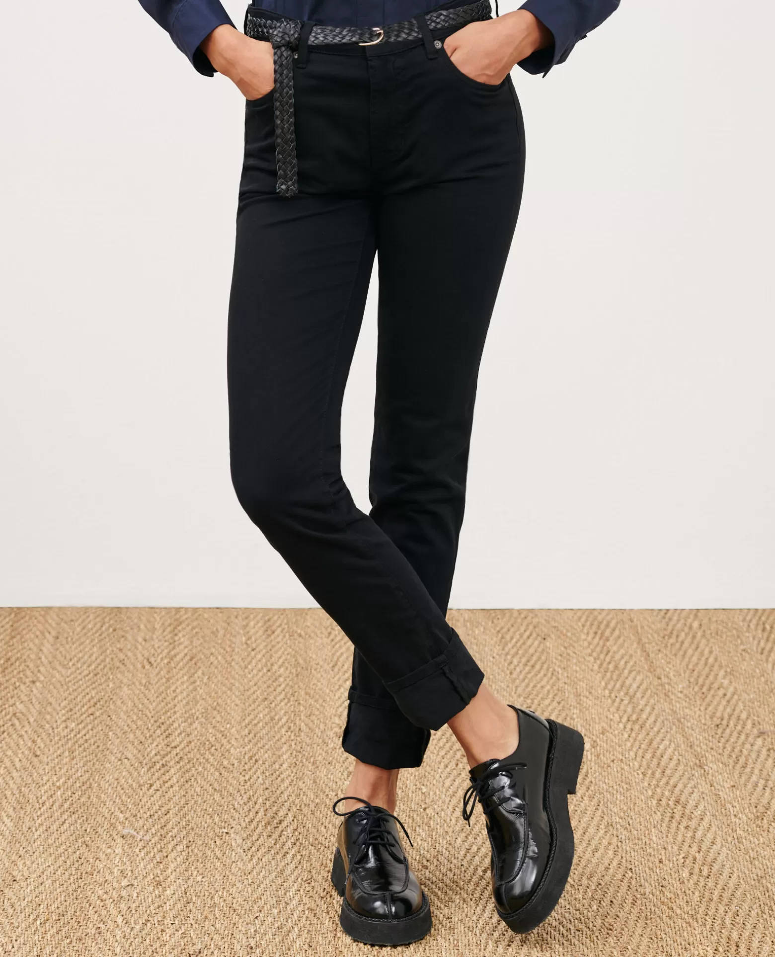 Jeans | Comptoir des Cotonniers Lili - Slim - Jean En Coton 4216 Black_Beauty