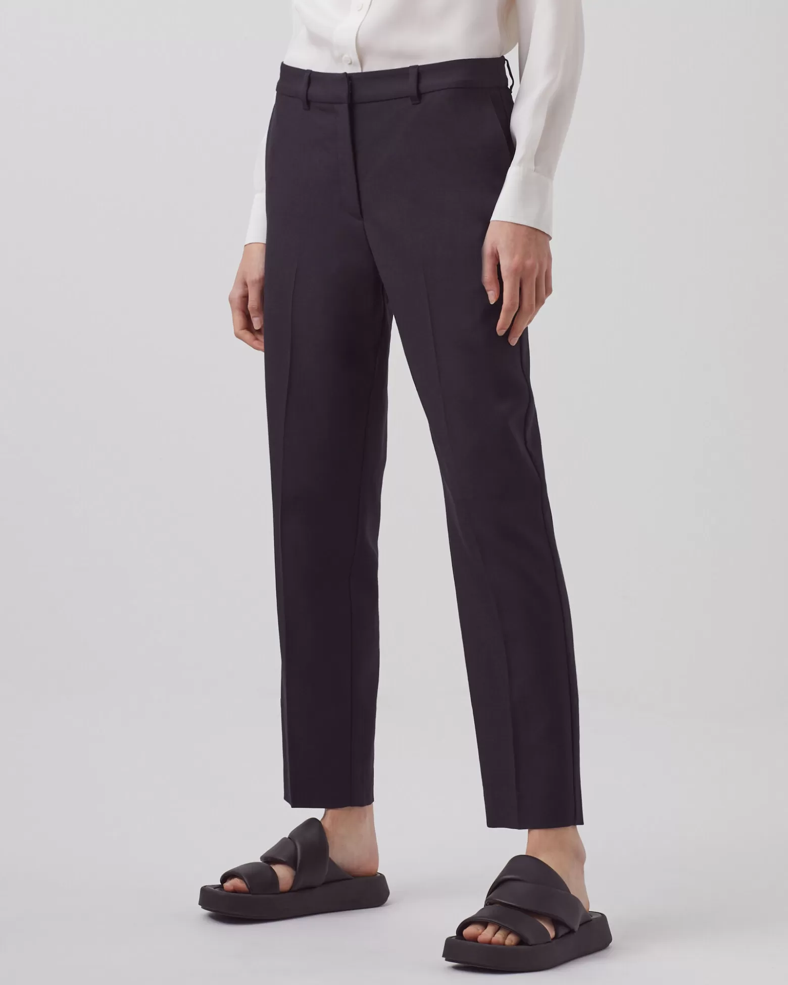 Pantalons | Comptoir des Cotonniers Marguerite - Pantalon Cigarette 4216 Black_Beauty