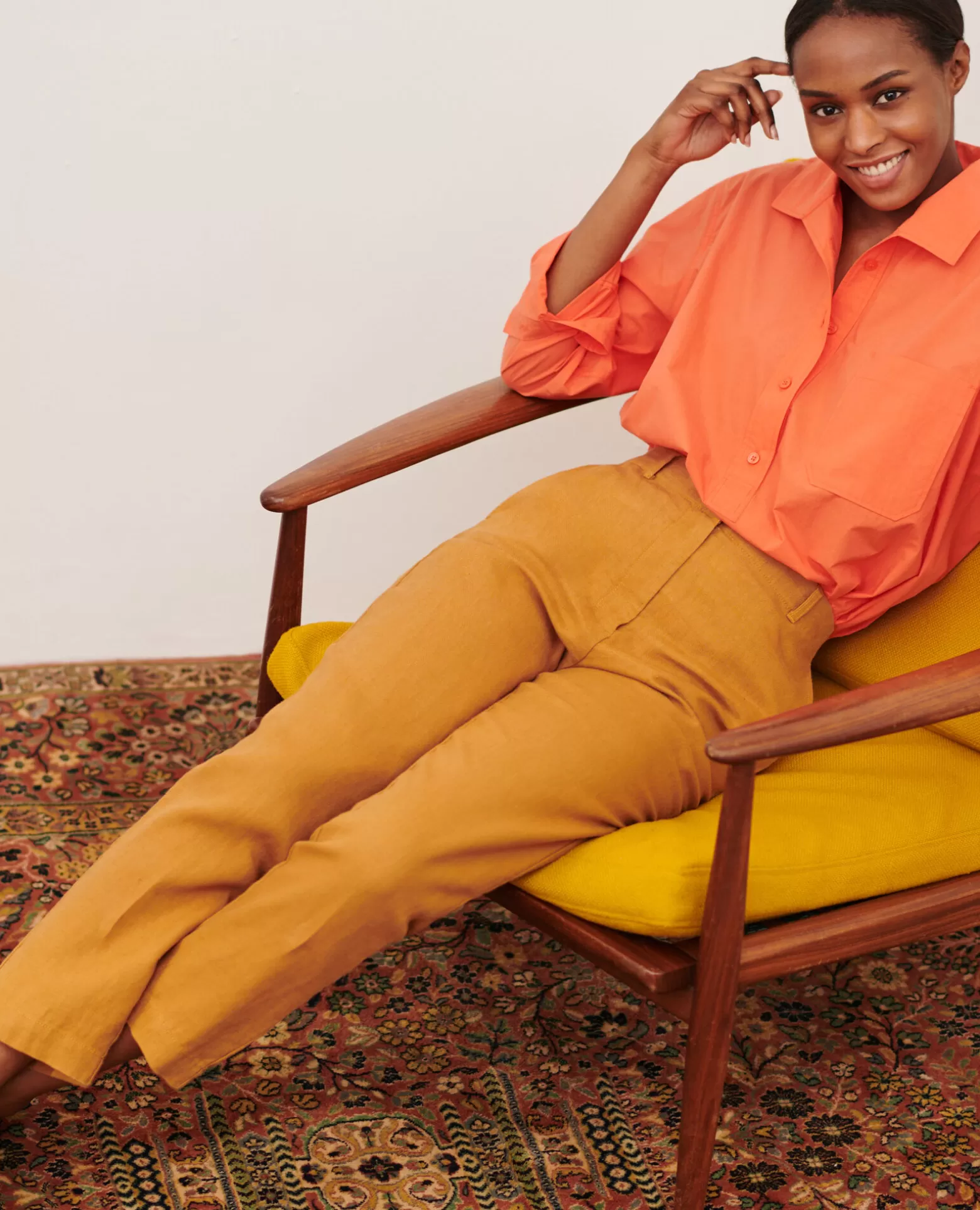 Pantalons | Comptoir des Cotonniers Marguerite - Pantalon Cigarette 36 Brown