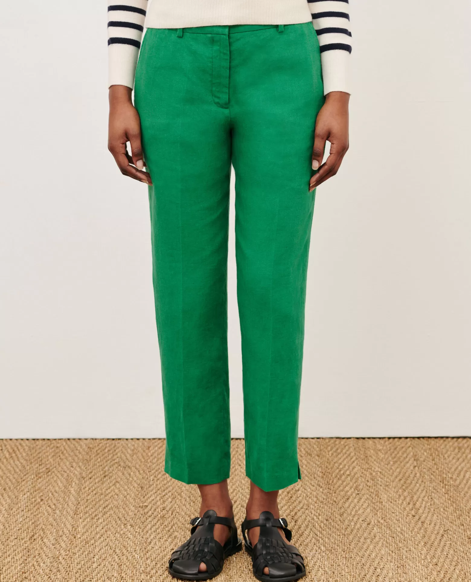 Pantalons | Comptoir des Cotonniers Marguerite - Pantalon Cigarette 0542 Pine Green
