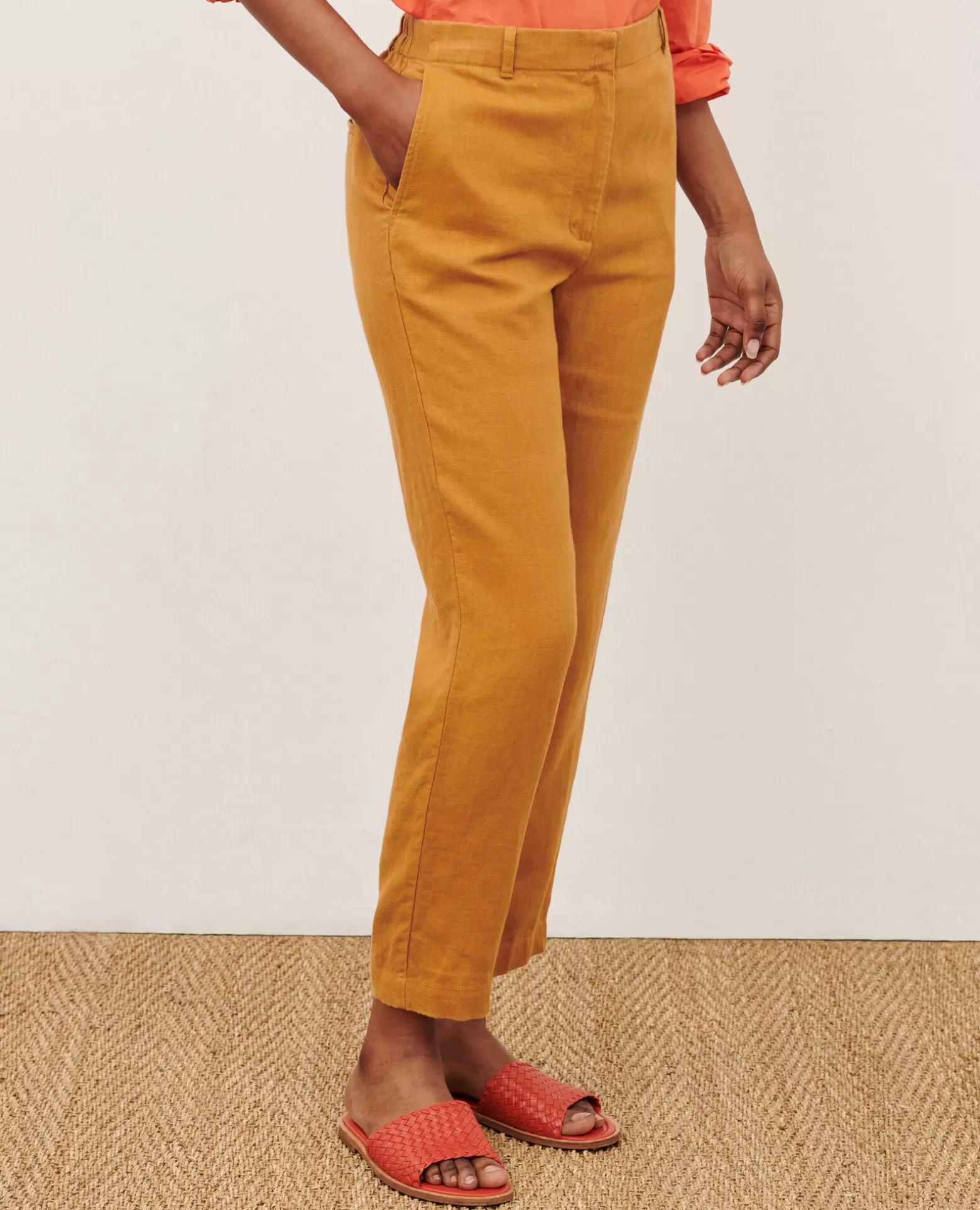 Pantalons | Comptoir des Cotonniers Marguerite - Pantalon Cigarette 36 Brown
