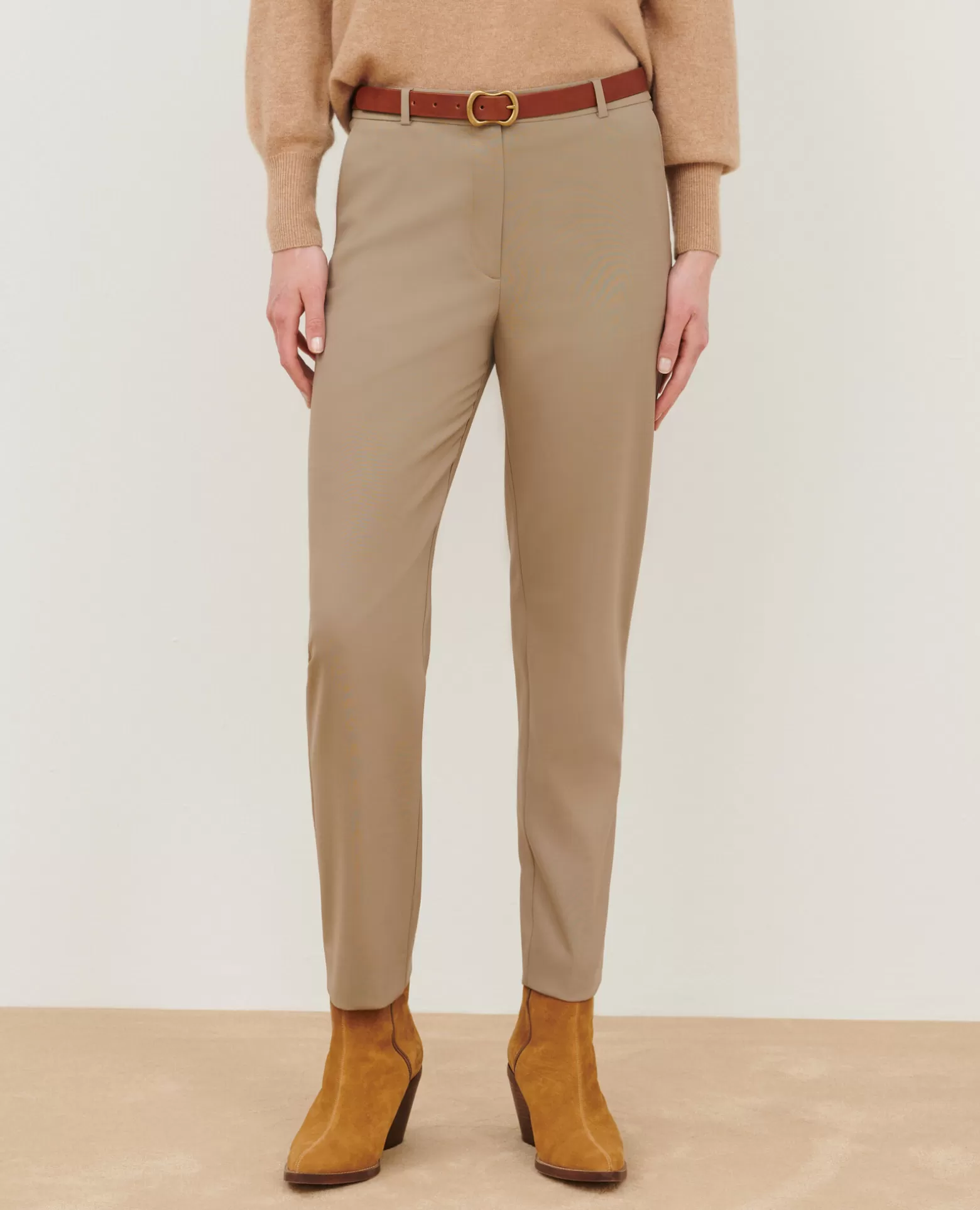 Pantalons | Comptoir des Cotonniers Marguerite - Pantalon Cigarette 0311 Beige