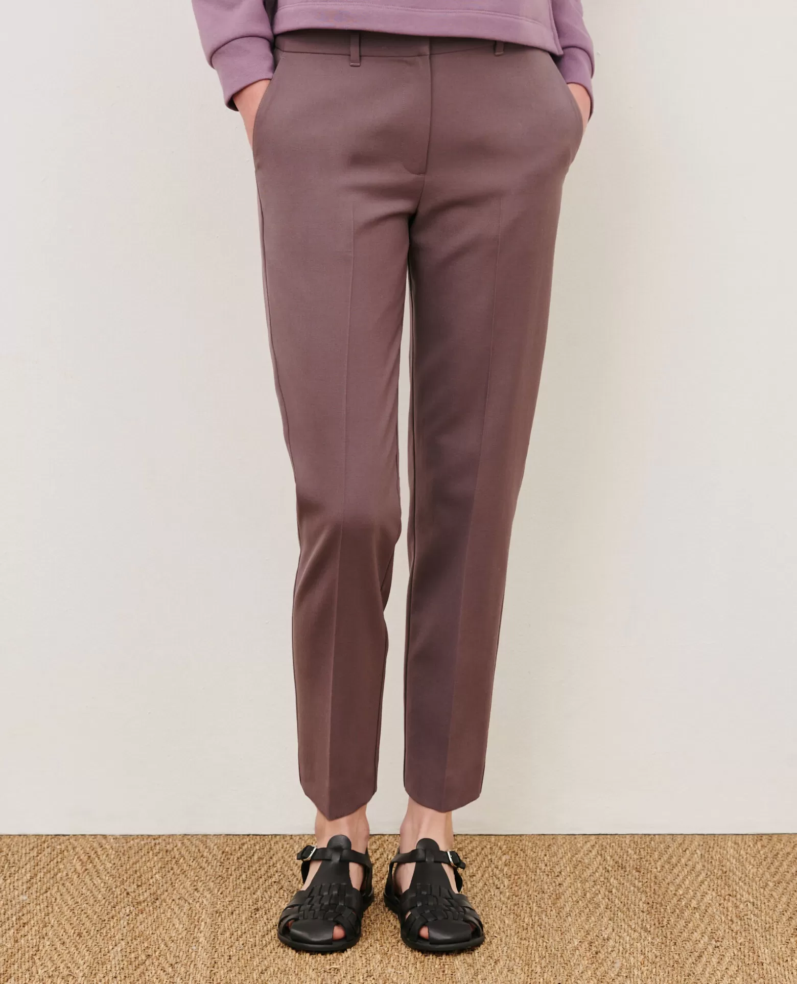 Pantalons | Comptoir des Cotonniers Marguerite - Pantalon Cigarette 0790 Sparrow