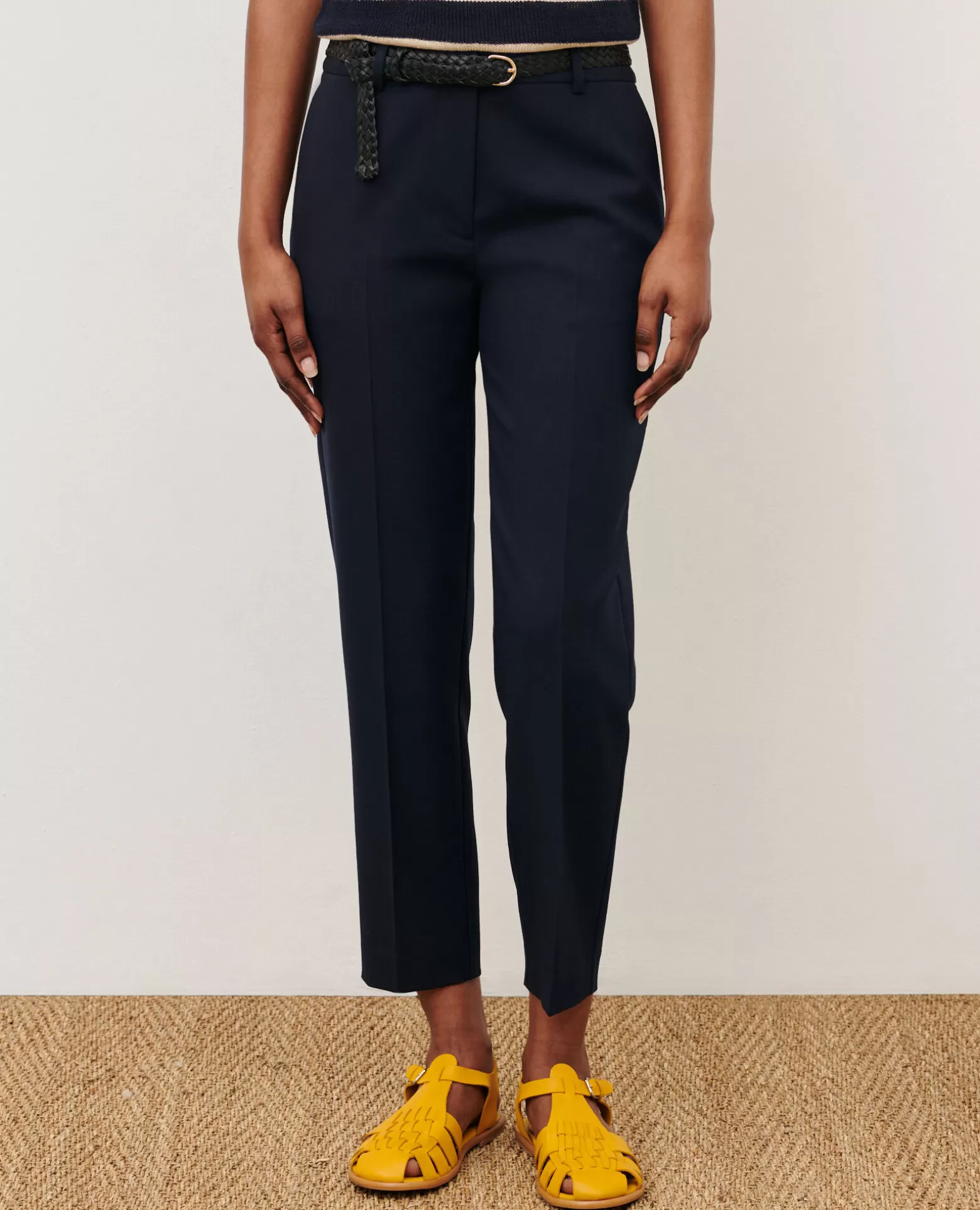 Pantalons | Comptoir des Cotonniers Marguerite - Pantalon Cigarette Night Sky