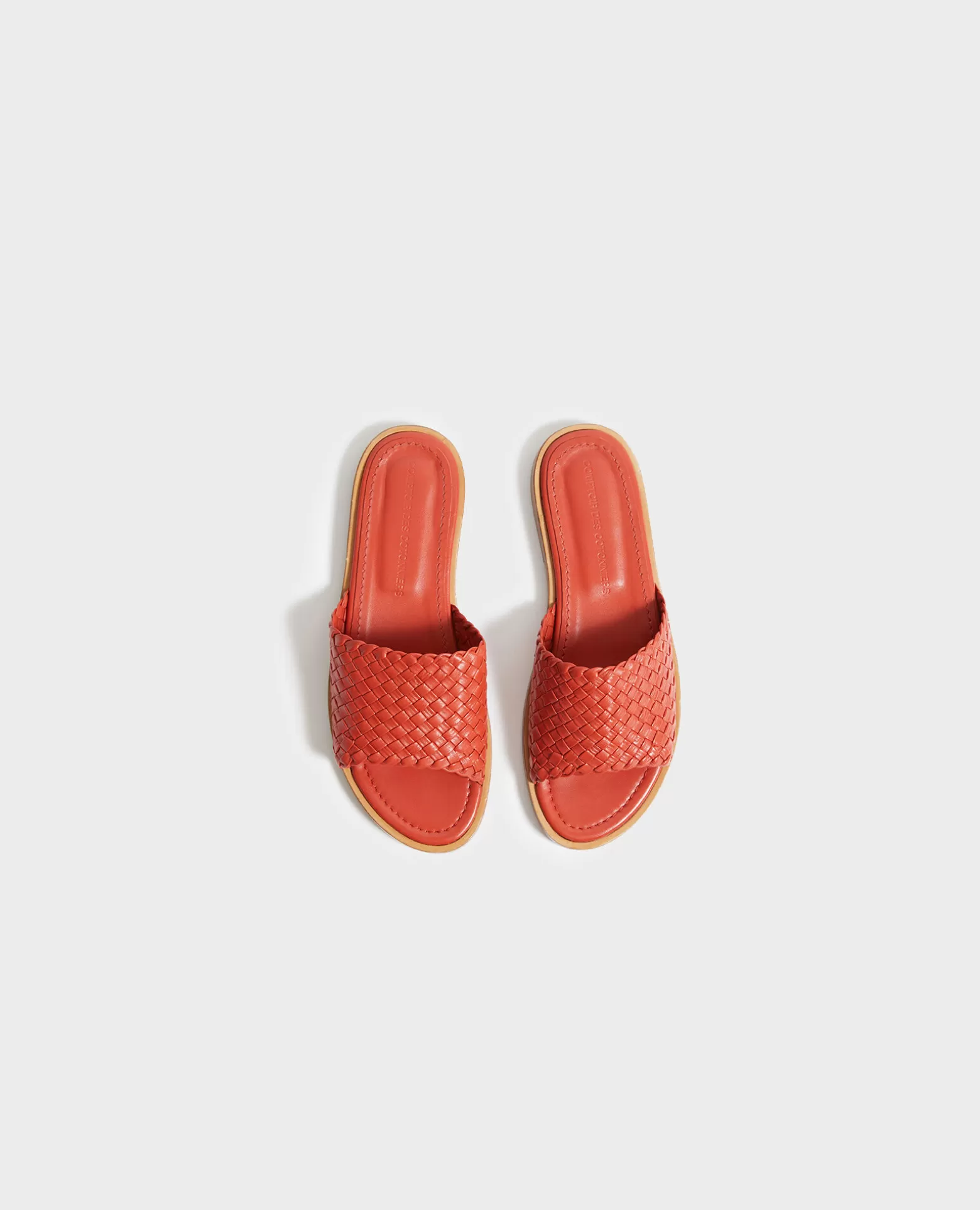 Chaussures | Comptoir des Cotonniers Pam - Sandales En Cuir 29 Dark Orange