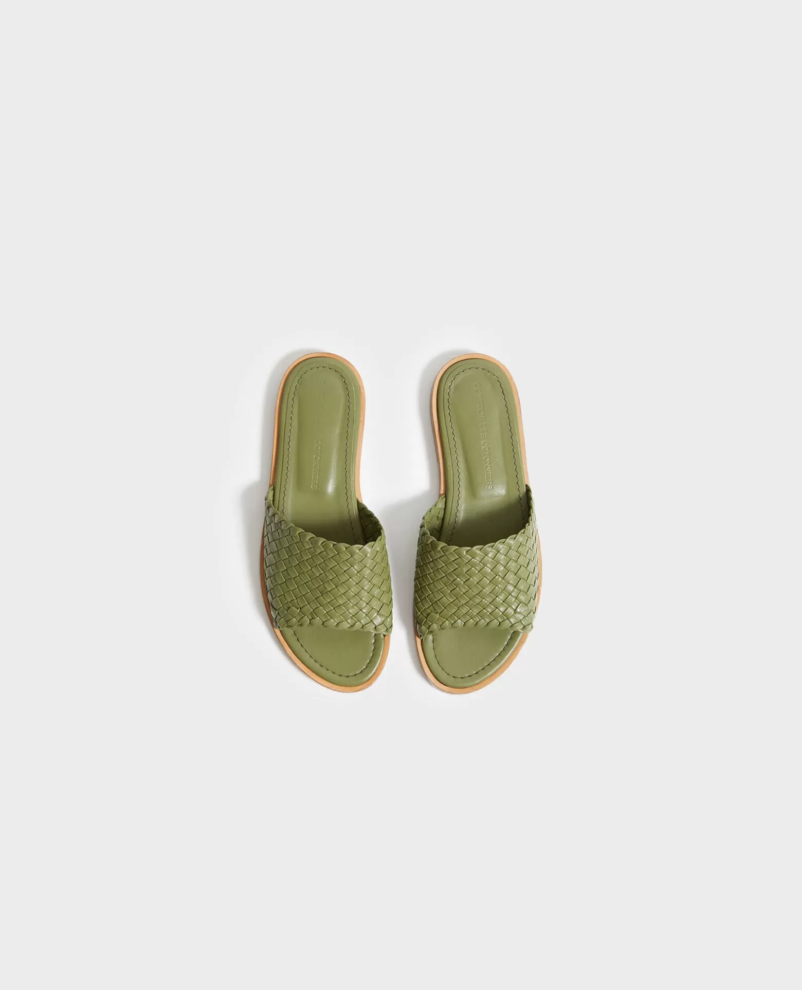 Chaussures | Comptoir des Cotonniers Pam - Sandales En Cuir 58 Green