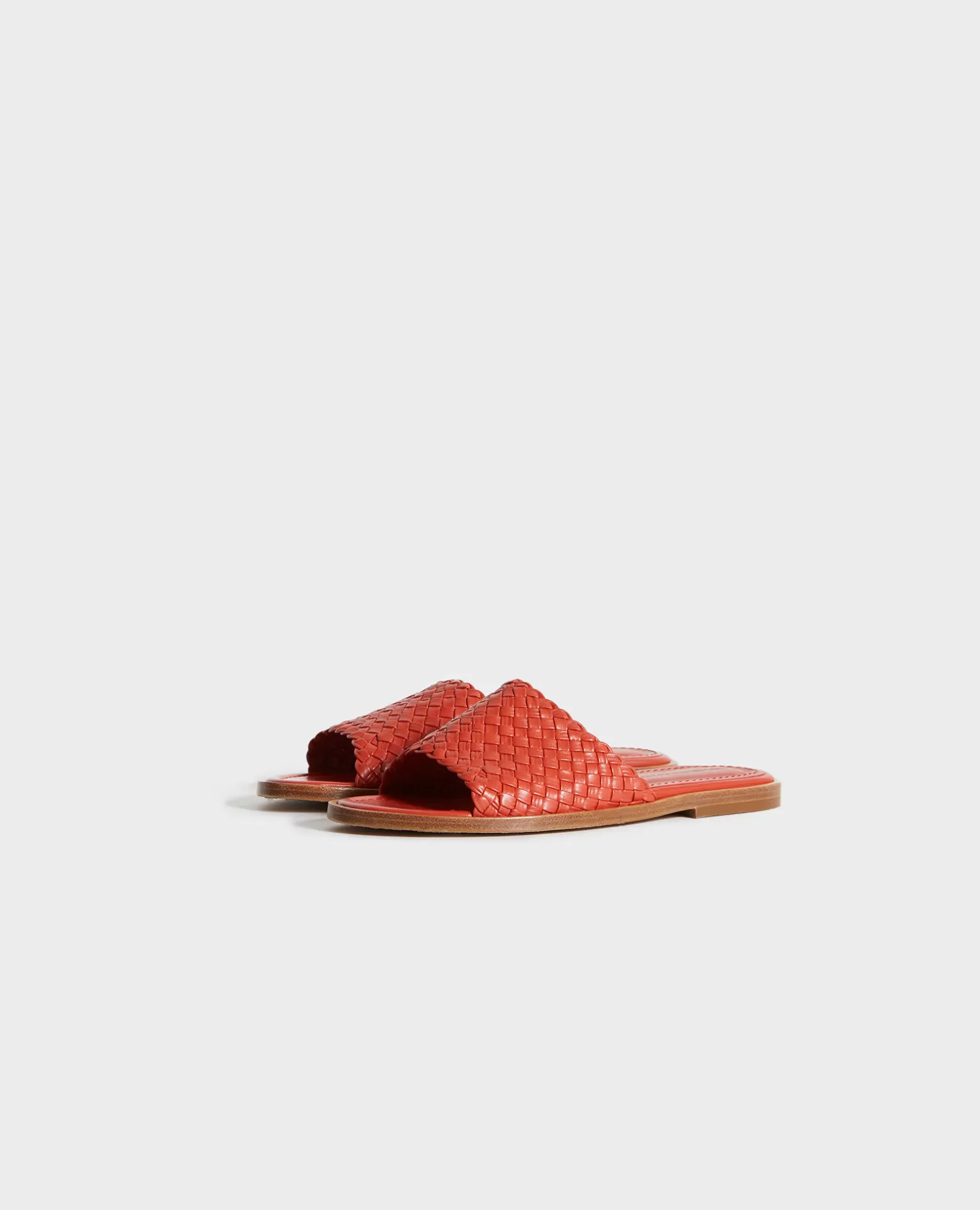 Chaussures | Comptoir des Cotonniers Pam - Sandales En Cuir 29 Dark Orange