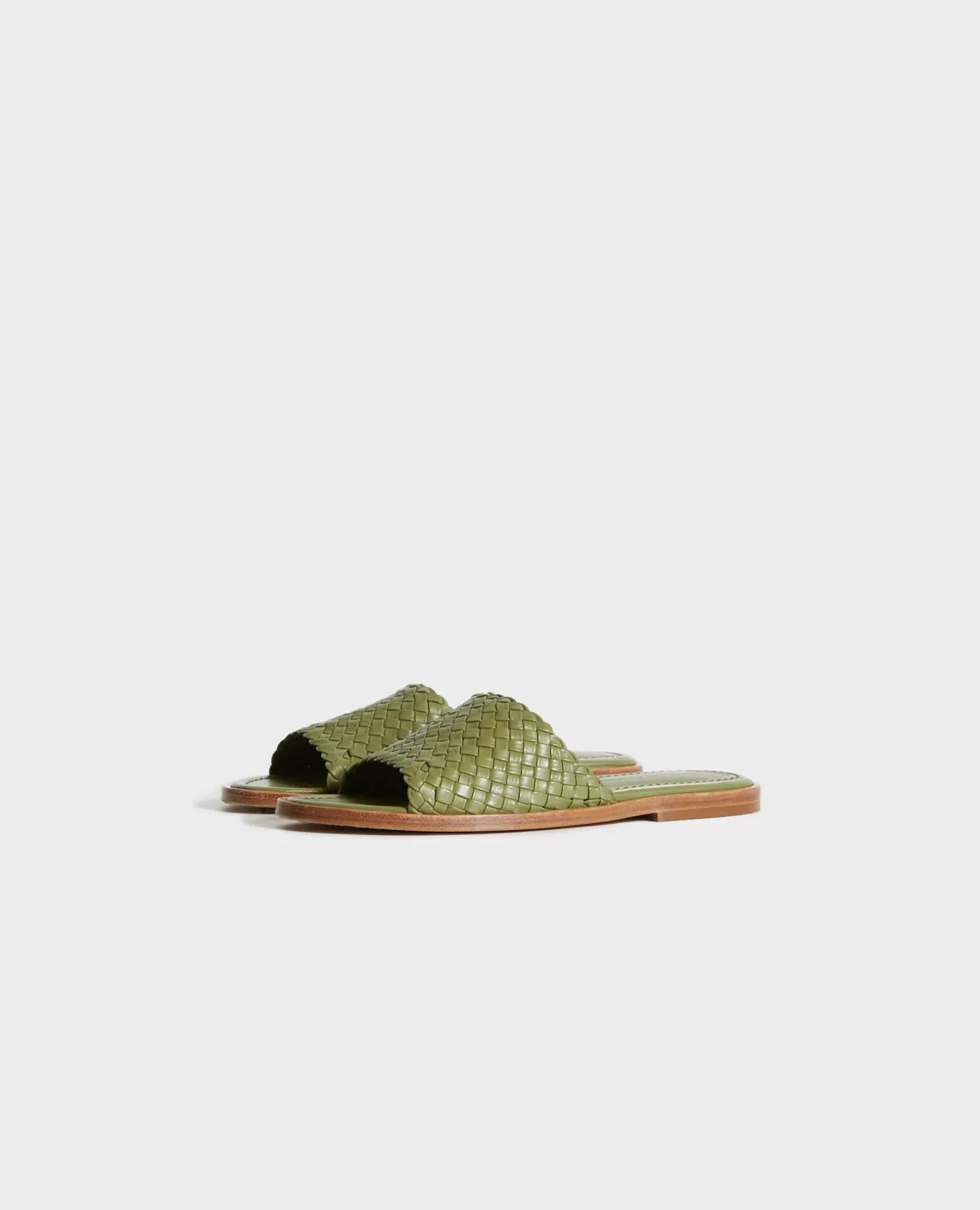 Chaussures | Comptoir des Cotonniers Pam - Sandales En Cuir 58 Green