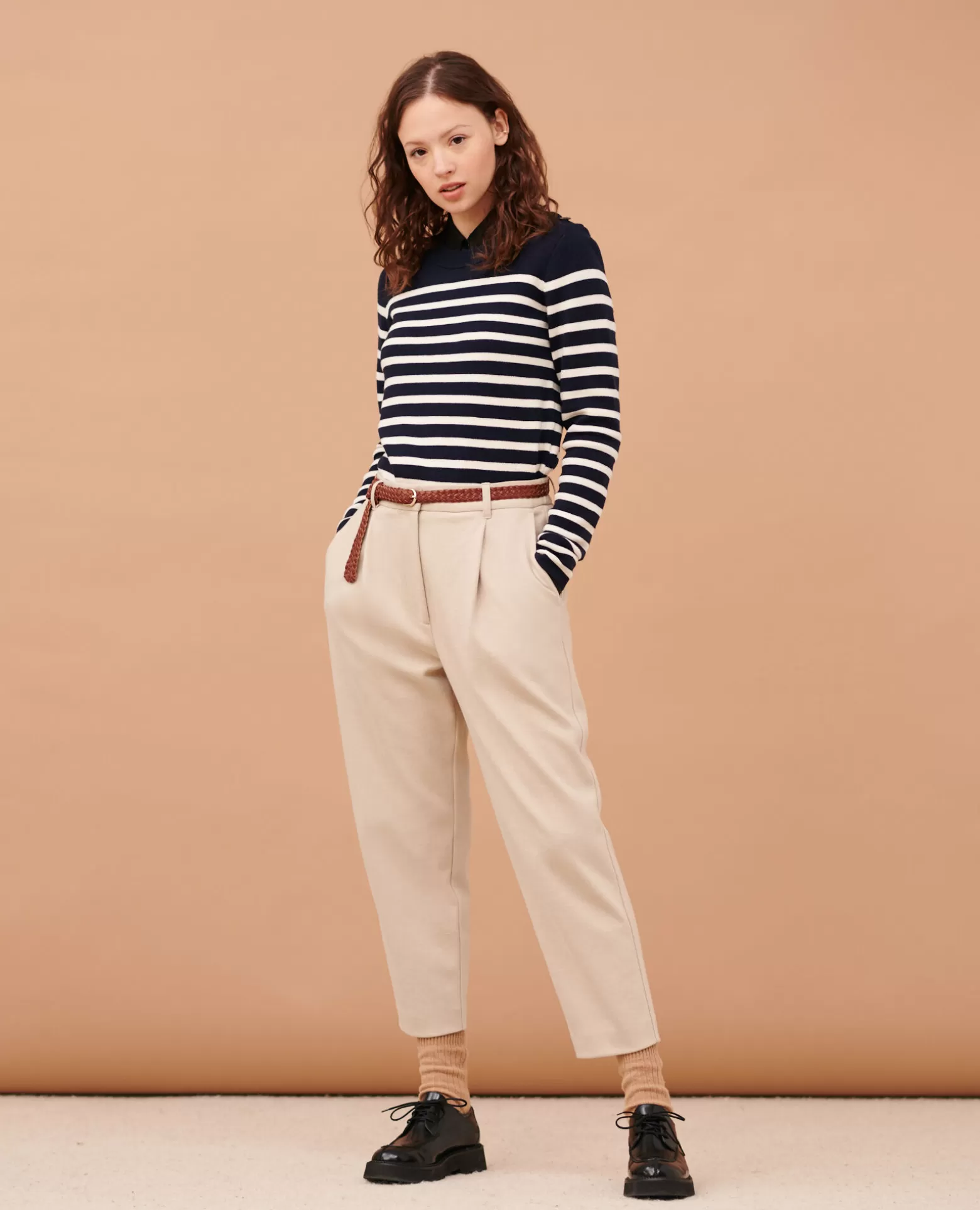 Pantalons | Comptoir des Cotonniers Pantalon 7/8Eme 8896 31_Beige