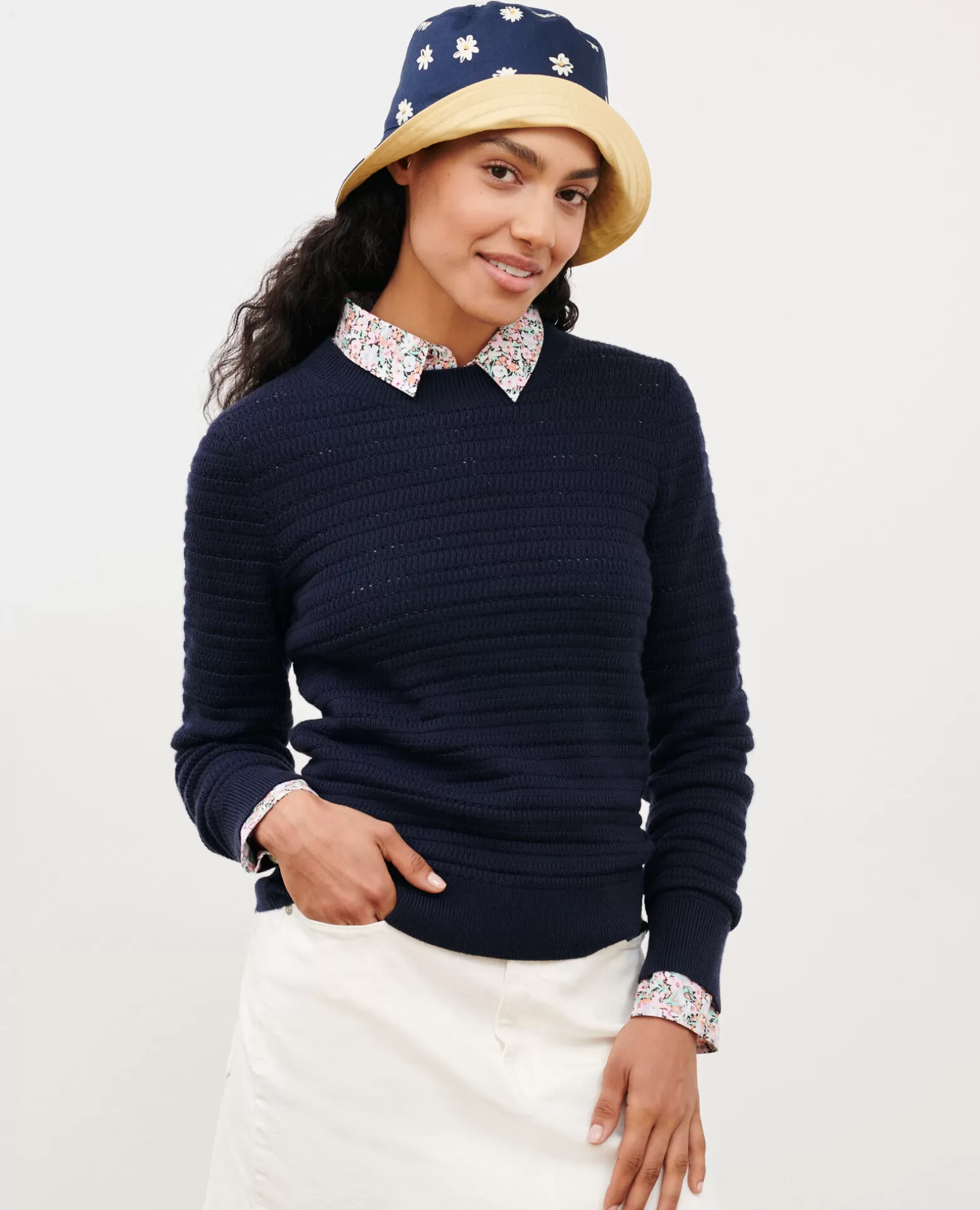 Maille | Comptoir des Cotonniers Pull Ajoure En Laine Merinos 4277 Night_Sky