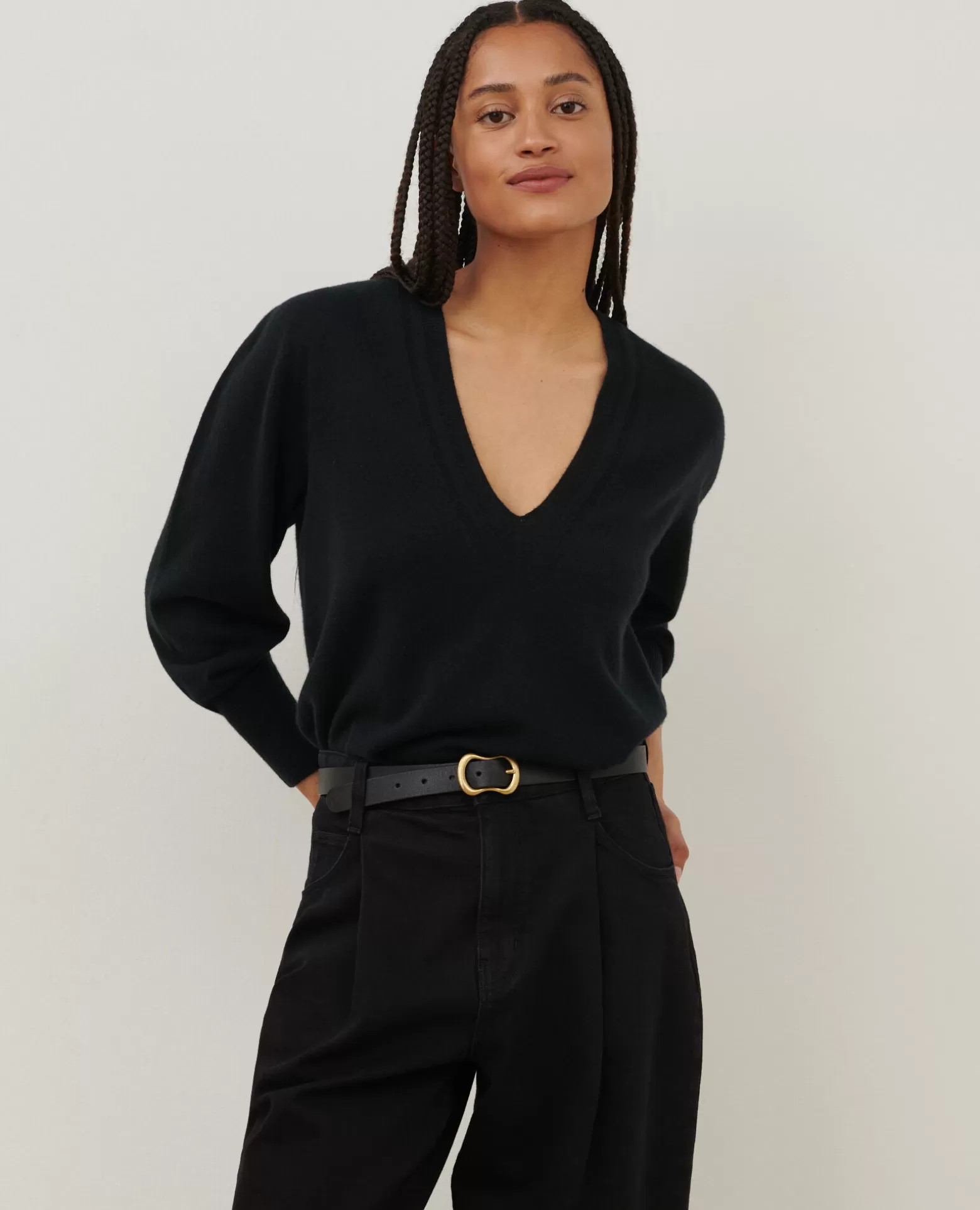 Maille | Comptoir des Cotonniers Pull En Cachemire 4216 Black_Beauty