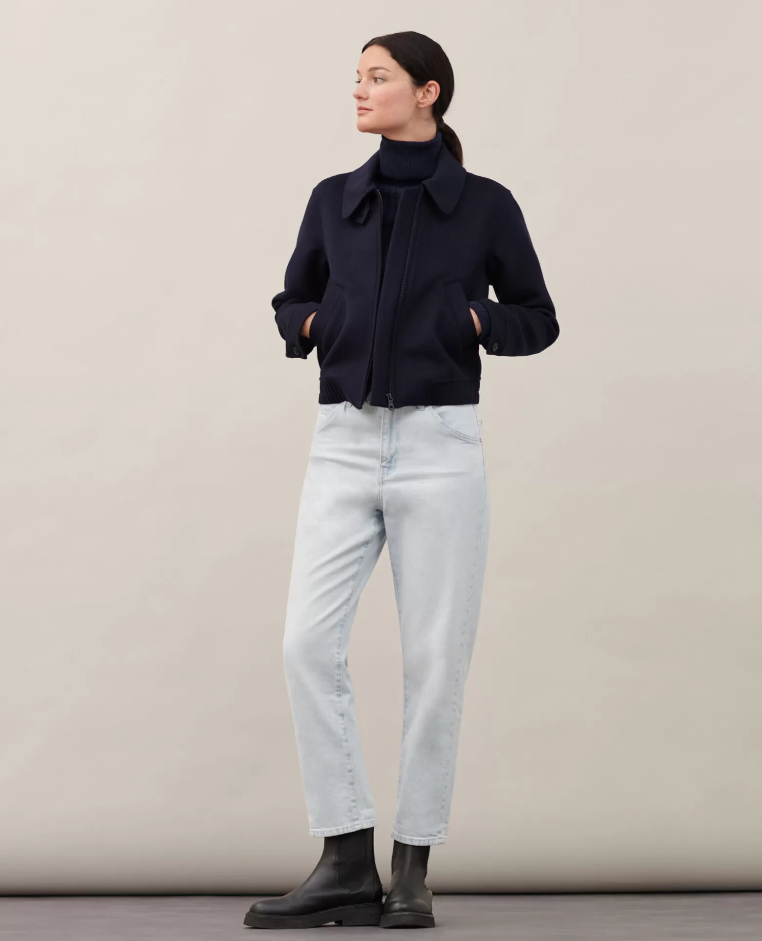 Jeans | Comptoir des Cotonniers Rita - Slouchy - Jean Ample En Coton 0600 Icy Wash Denim