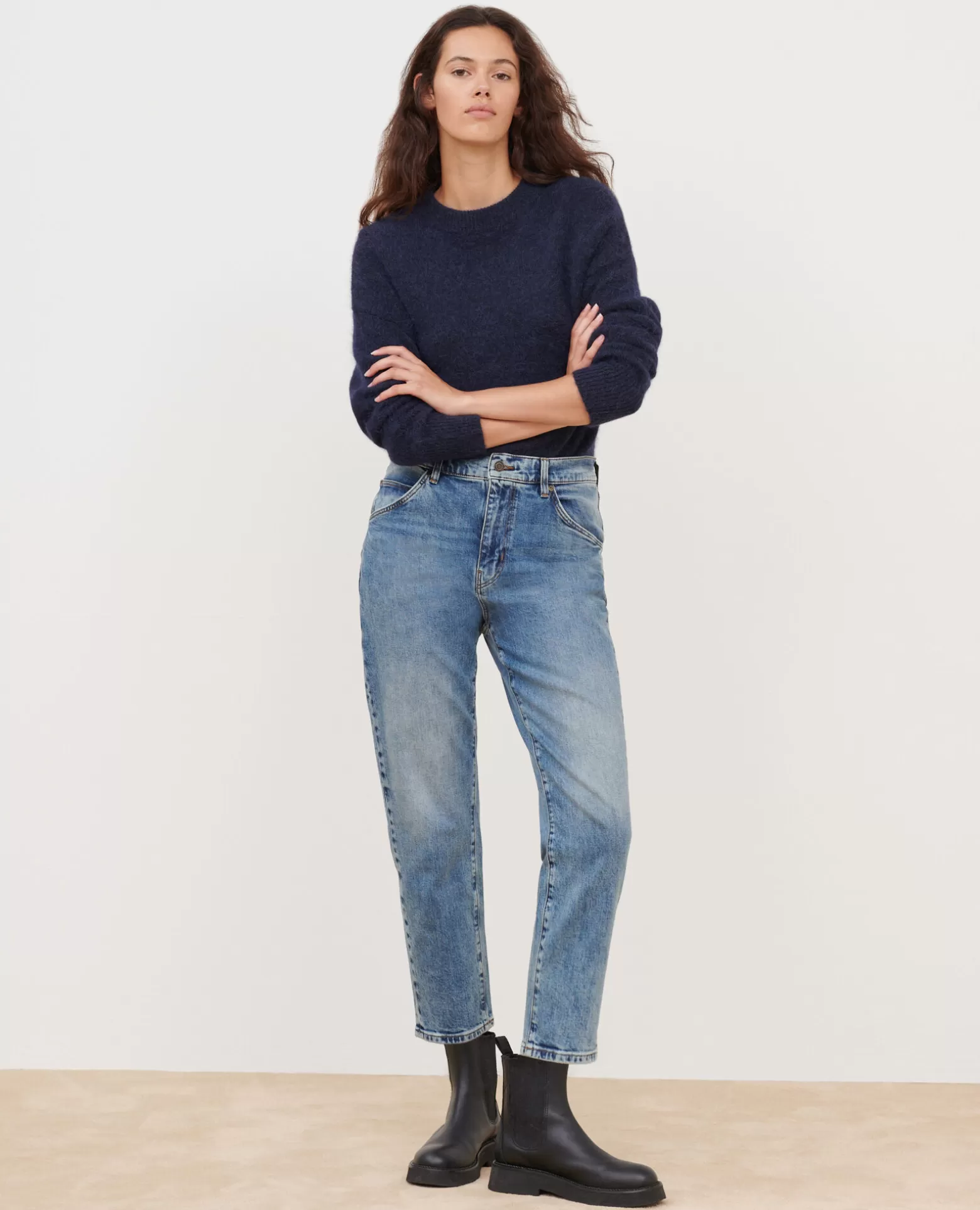 Jeans | Comptoir des Cotonniers Rita - Slouchy - Jean Ample En Coton 111 Denim Blue