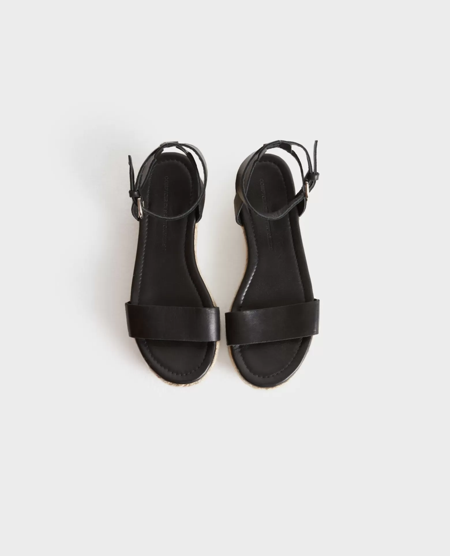 Chaussures | Comptoir des Cotonniers Sandales En Cuir 8853 09 Black