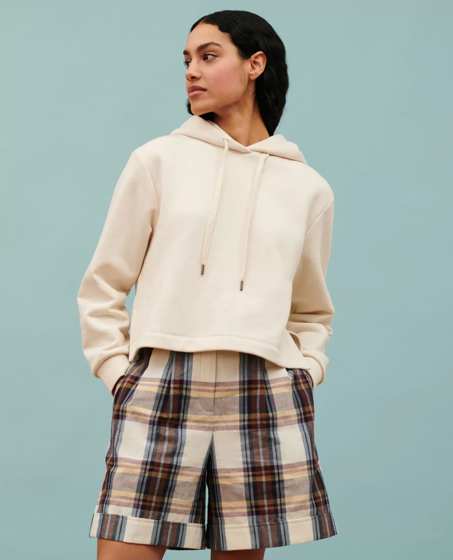 Jupes & Shorts | Comptoir des Cotonniers Short A Carreaux 0180 Wine