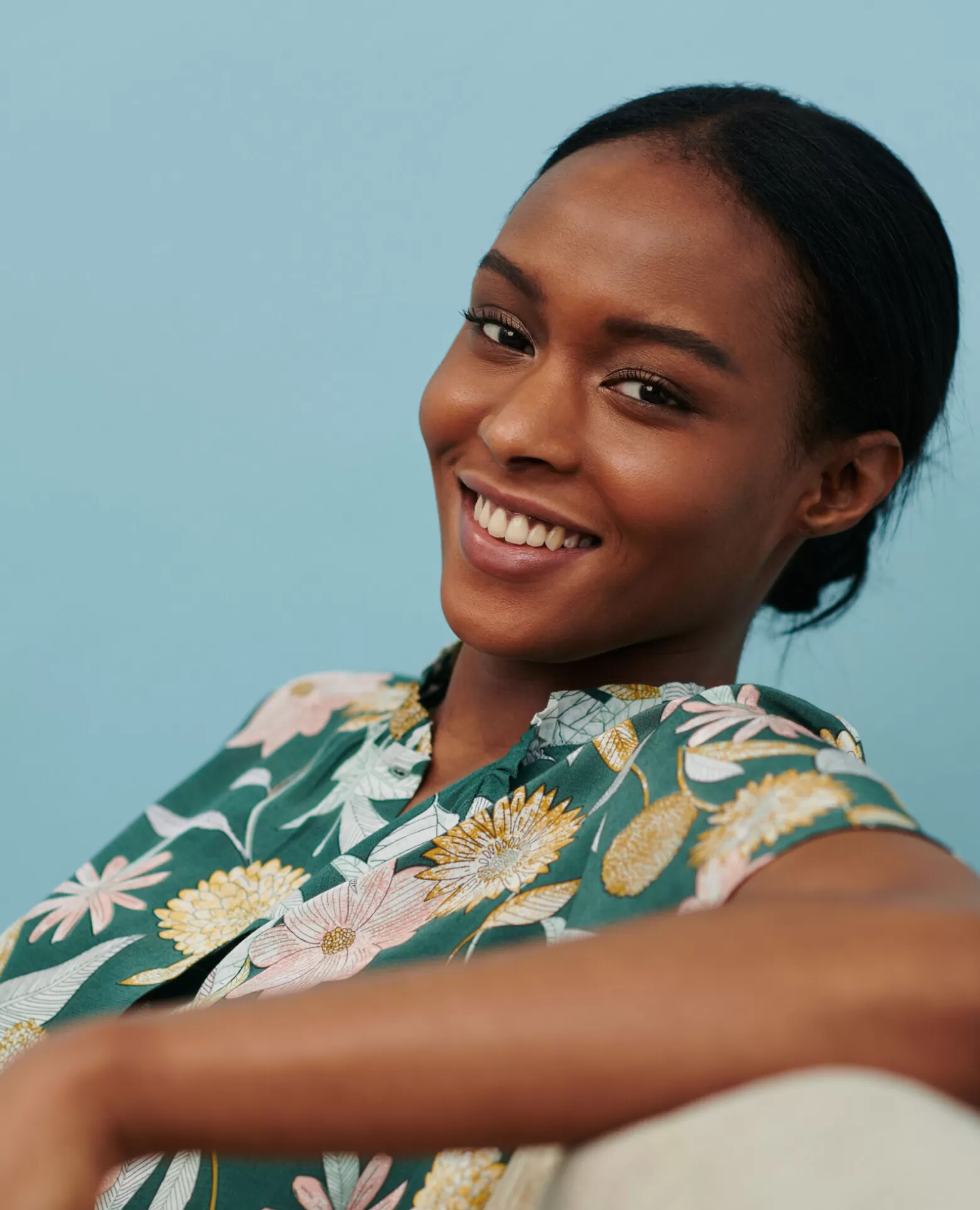 Blouses & Chemises | Comptoir des Cotonniers Top A Manches Courtes 0331 Kaki Aubepine