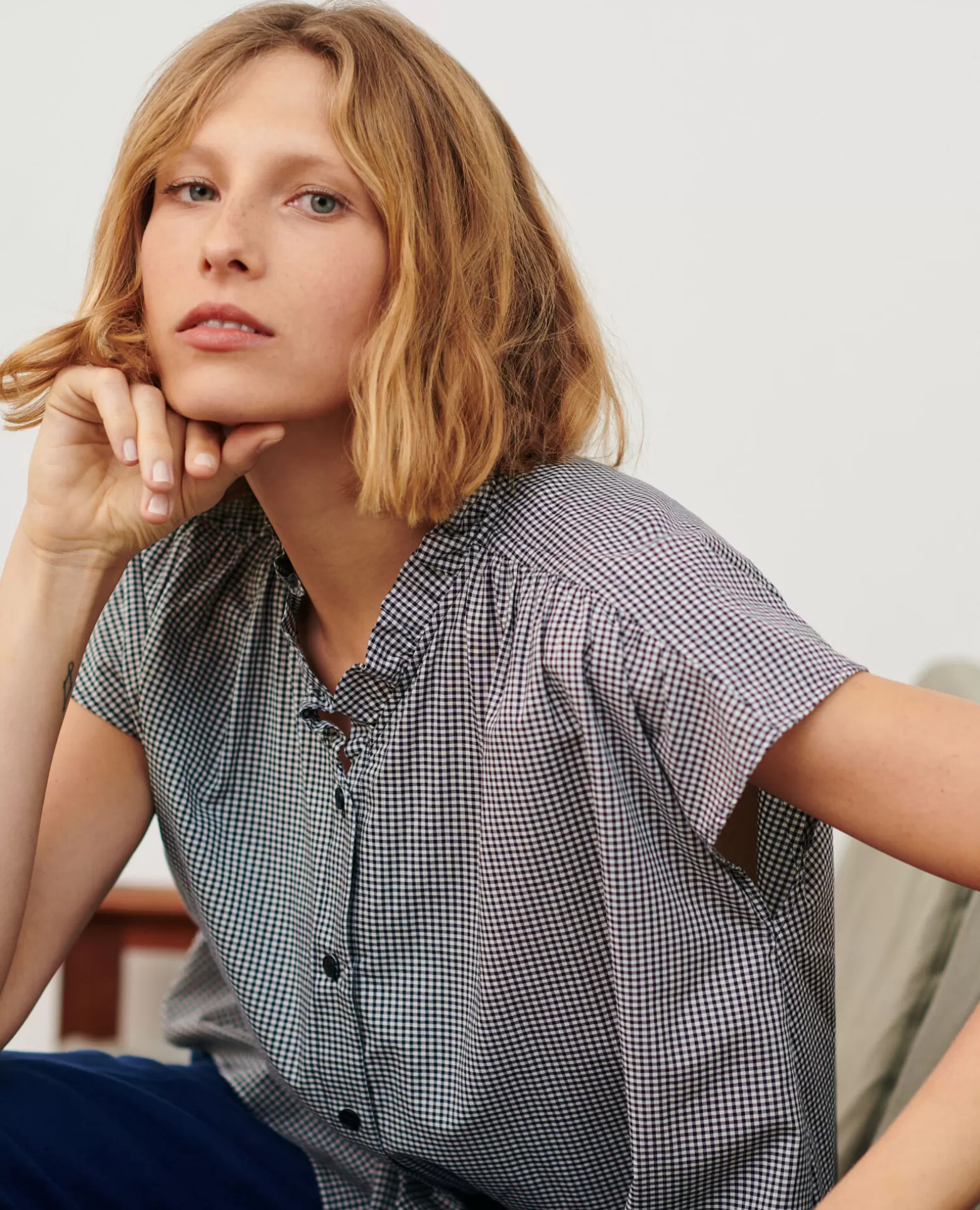 Blouses & Chemises | Comptoir des Cotonniers Top De Coton 7073 88_Vichy