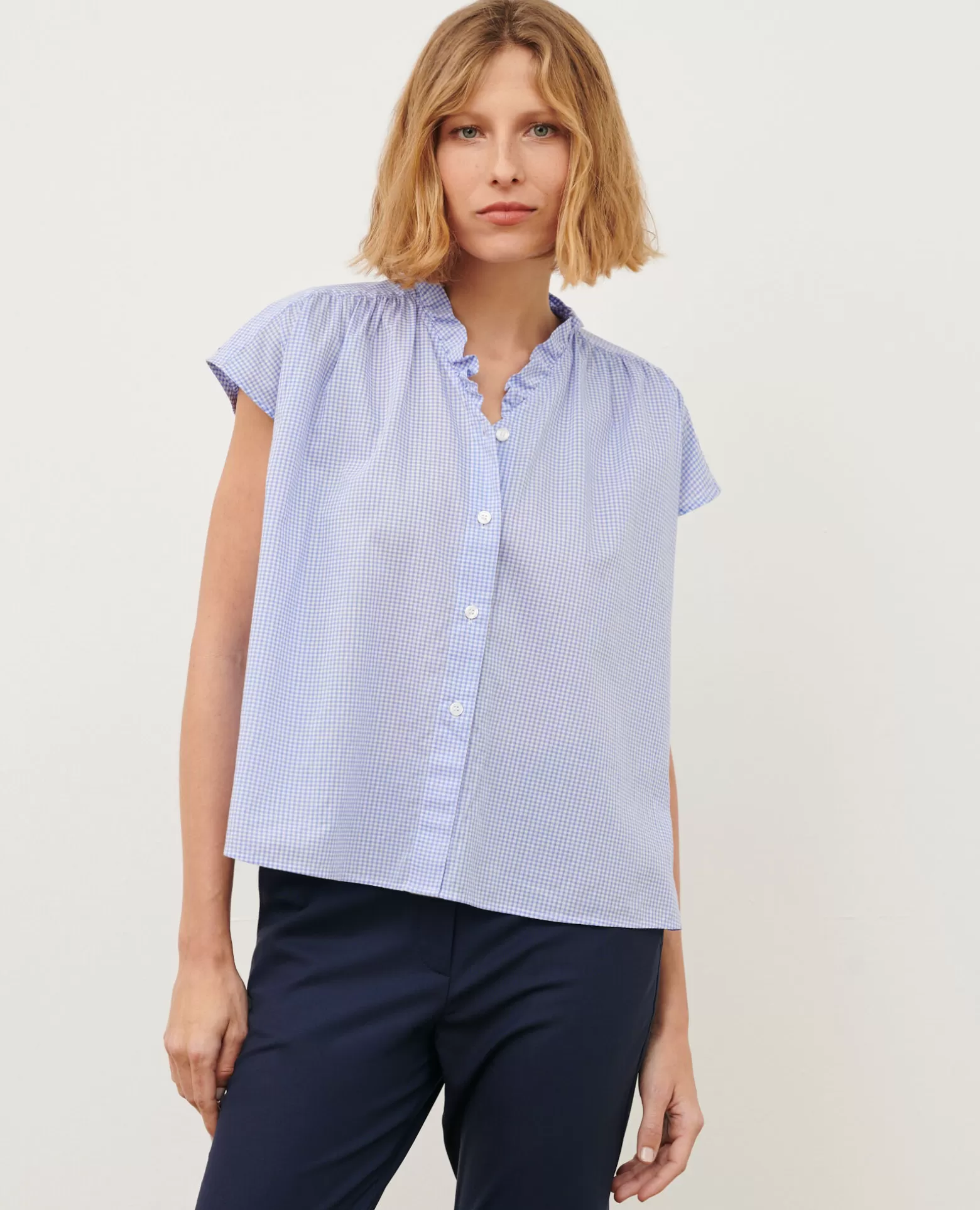 Blouses & Chemises | Comptoir des Cotonniers Top De Coton 7044 90_Vichy