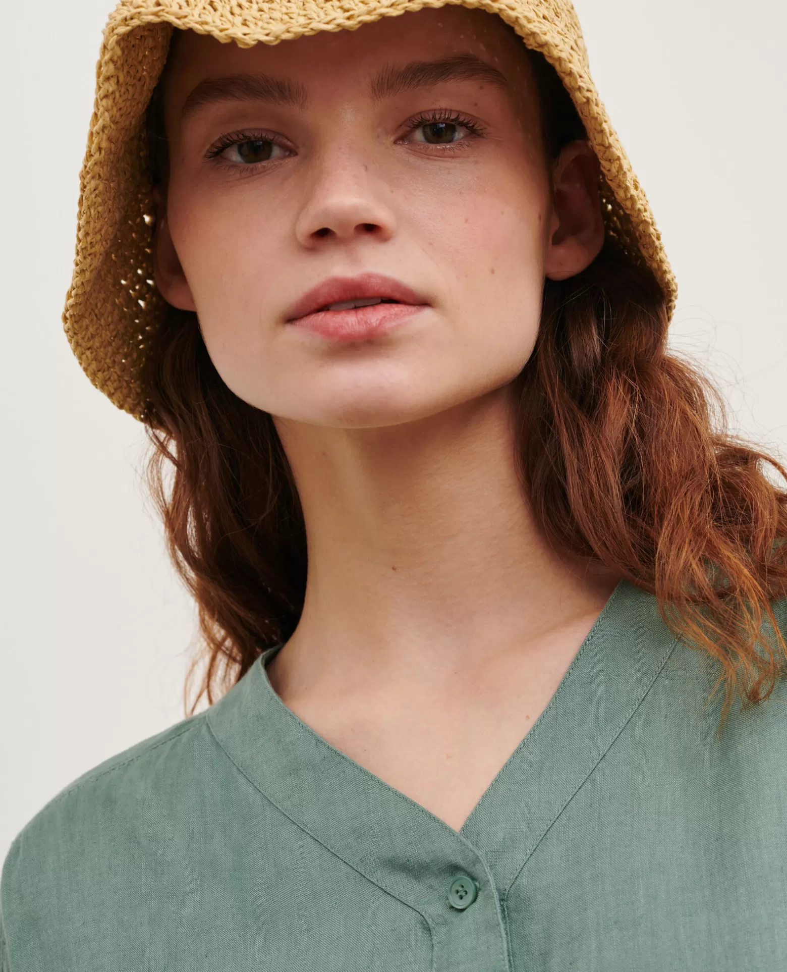 Blouses & Chemises | Comptoir des Cotonniers Tunique Ample En Lin 0381 Dark Forest