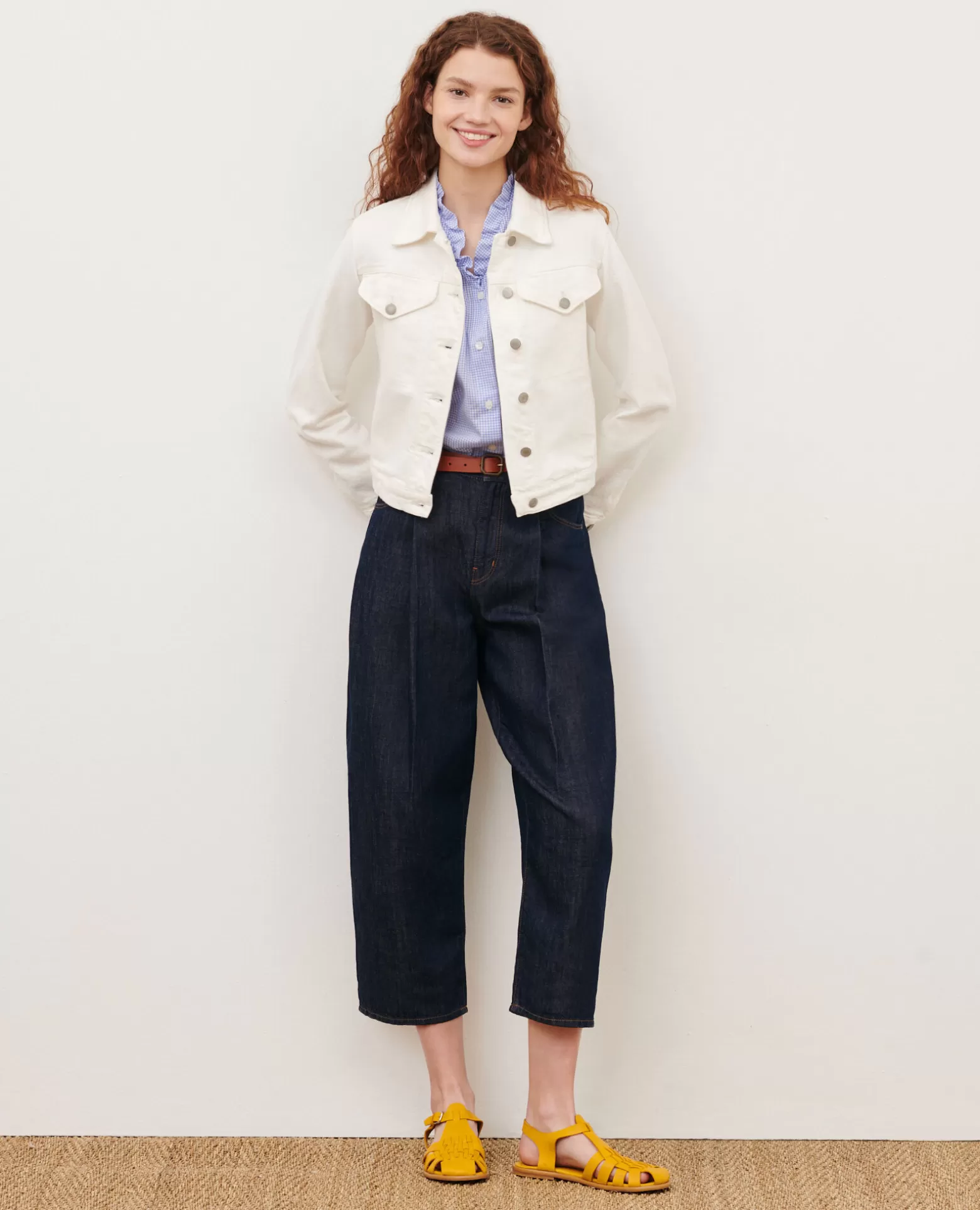 Vestes & Trenchs | Comptoir des Cotonniers Veste Courte En Jean 0003 White Denim