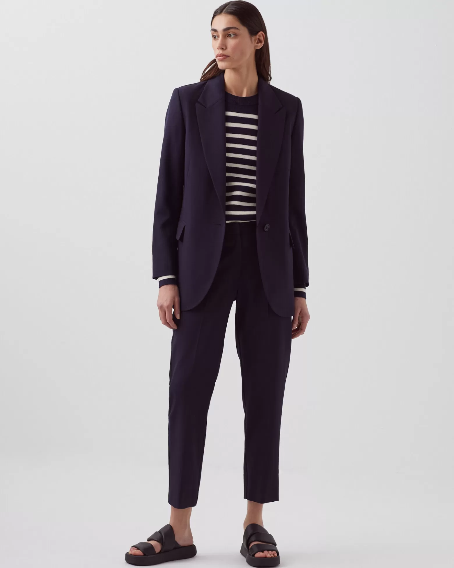 Vestes & Trenchs | Comptoir des Cotonniers Veste En Laine 7012C 69 Navy